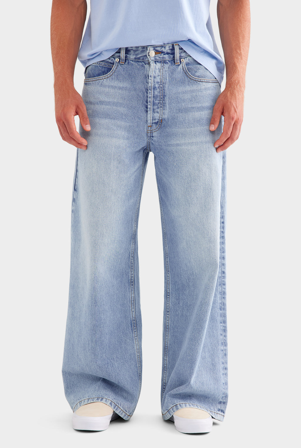 Baggy Denim Jean - Light Blue