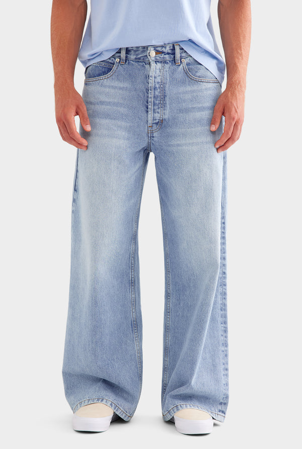 Baggy Denim Jean - Light Blue