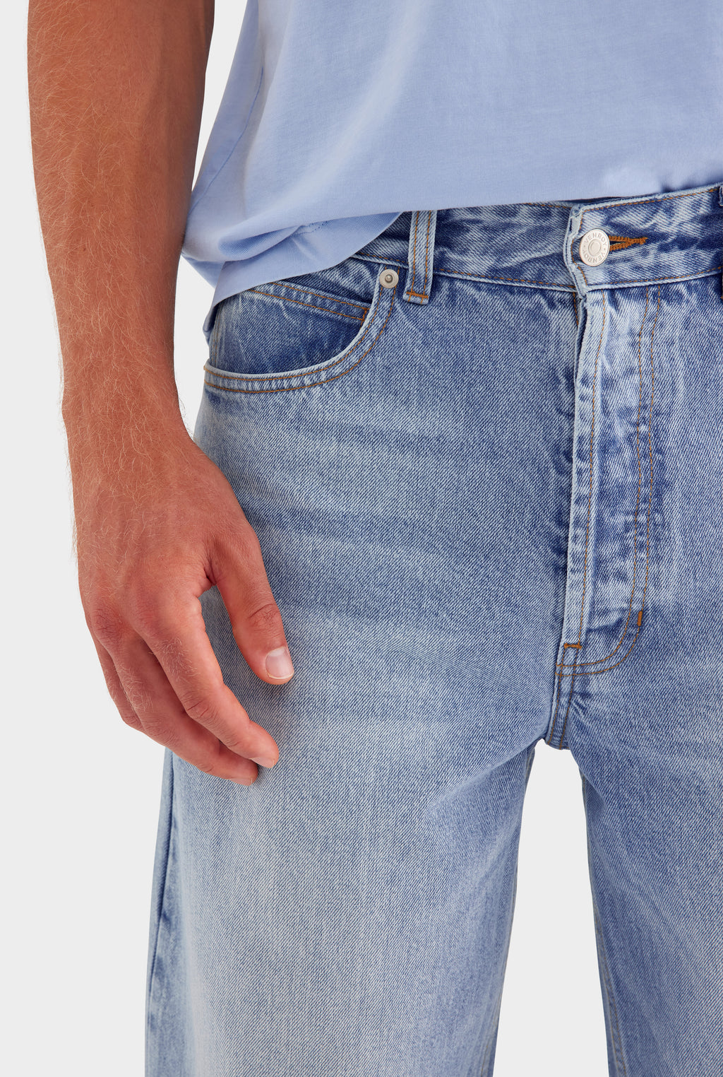 Baggy Denim Jean - Light Blue