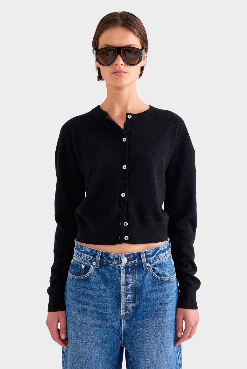 Relaxed Low Rise Denim Jean - Mid Indigo