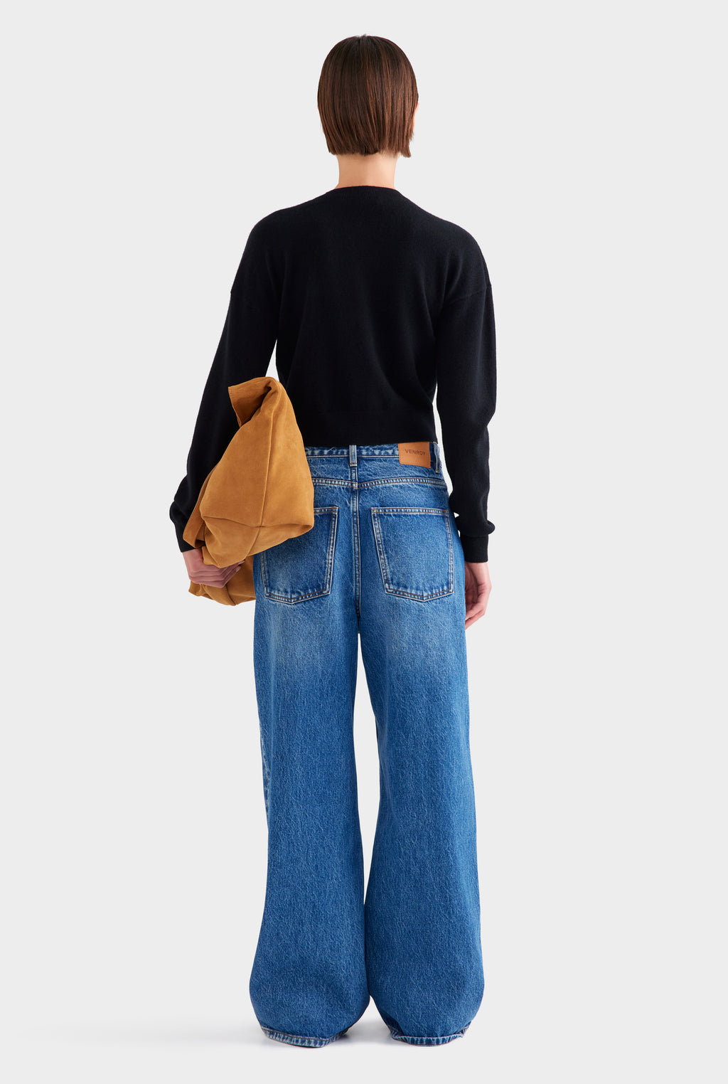 Relaxed Low Rise Denim Jean - Mid Indigo