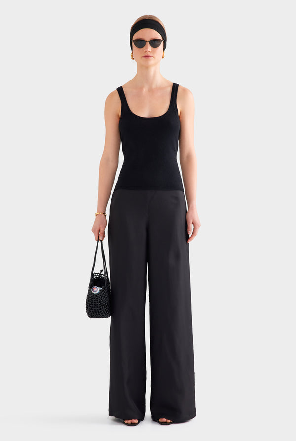Cashmere Tank - Black