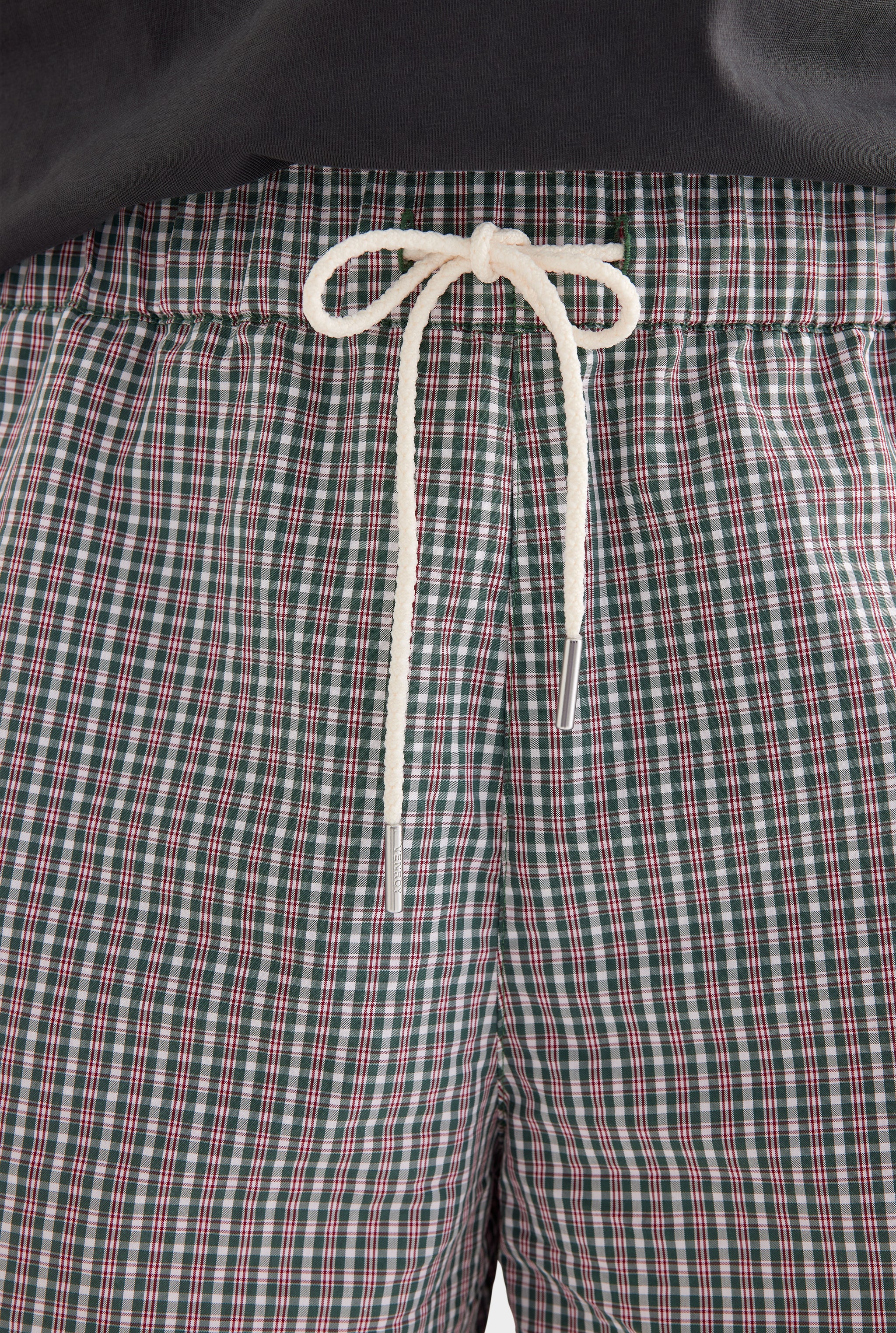 Check Cotton Nylon Short - Multi Check