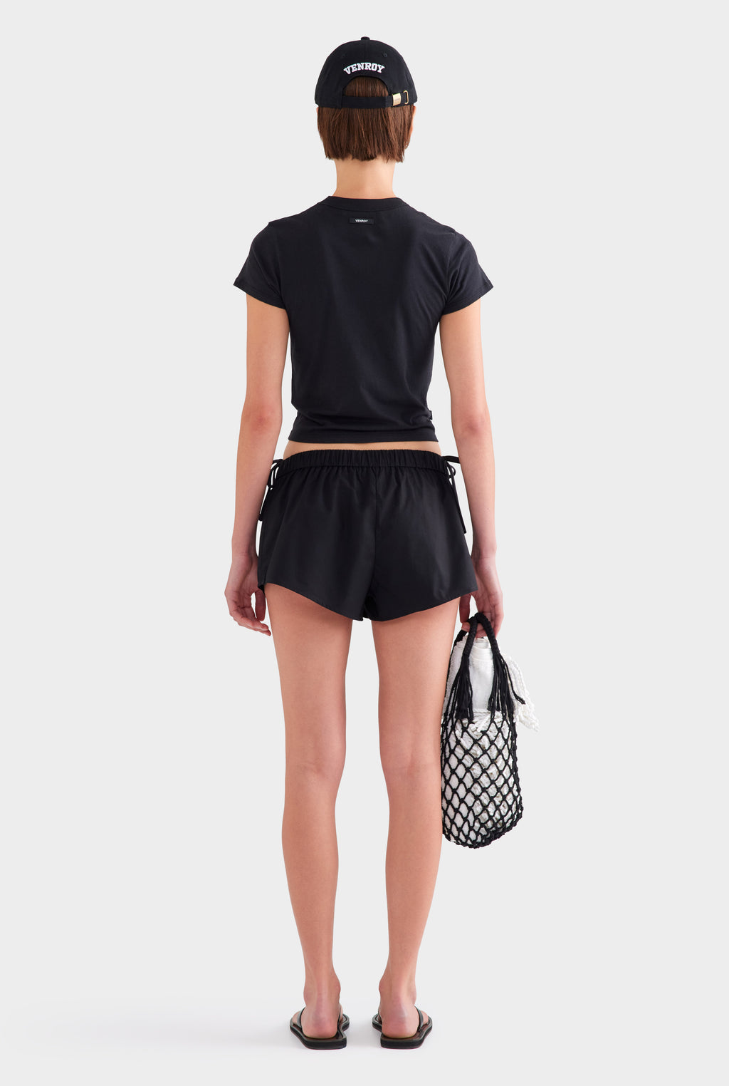 Cotton Poplin Short - Black