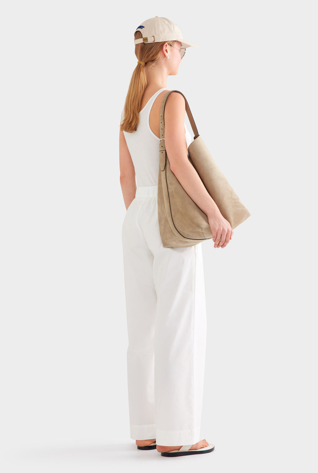 Heavy Cotton Poplin Pant - White