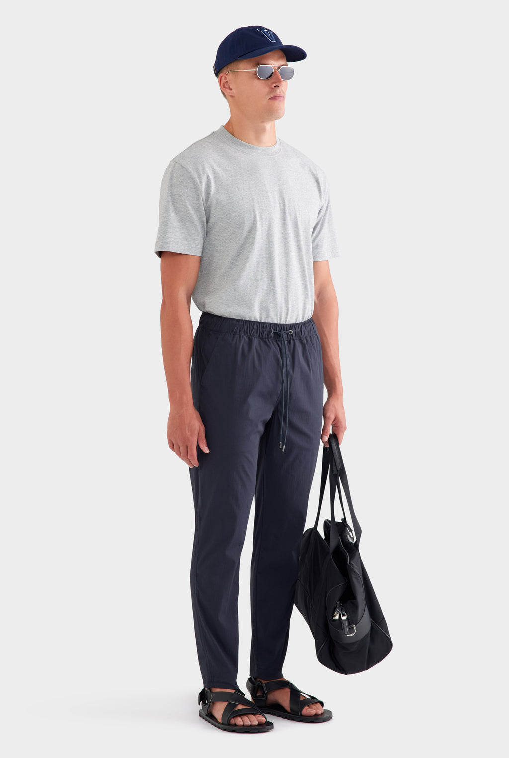Cotton Stretch Pant - Navy