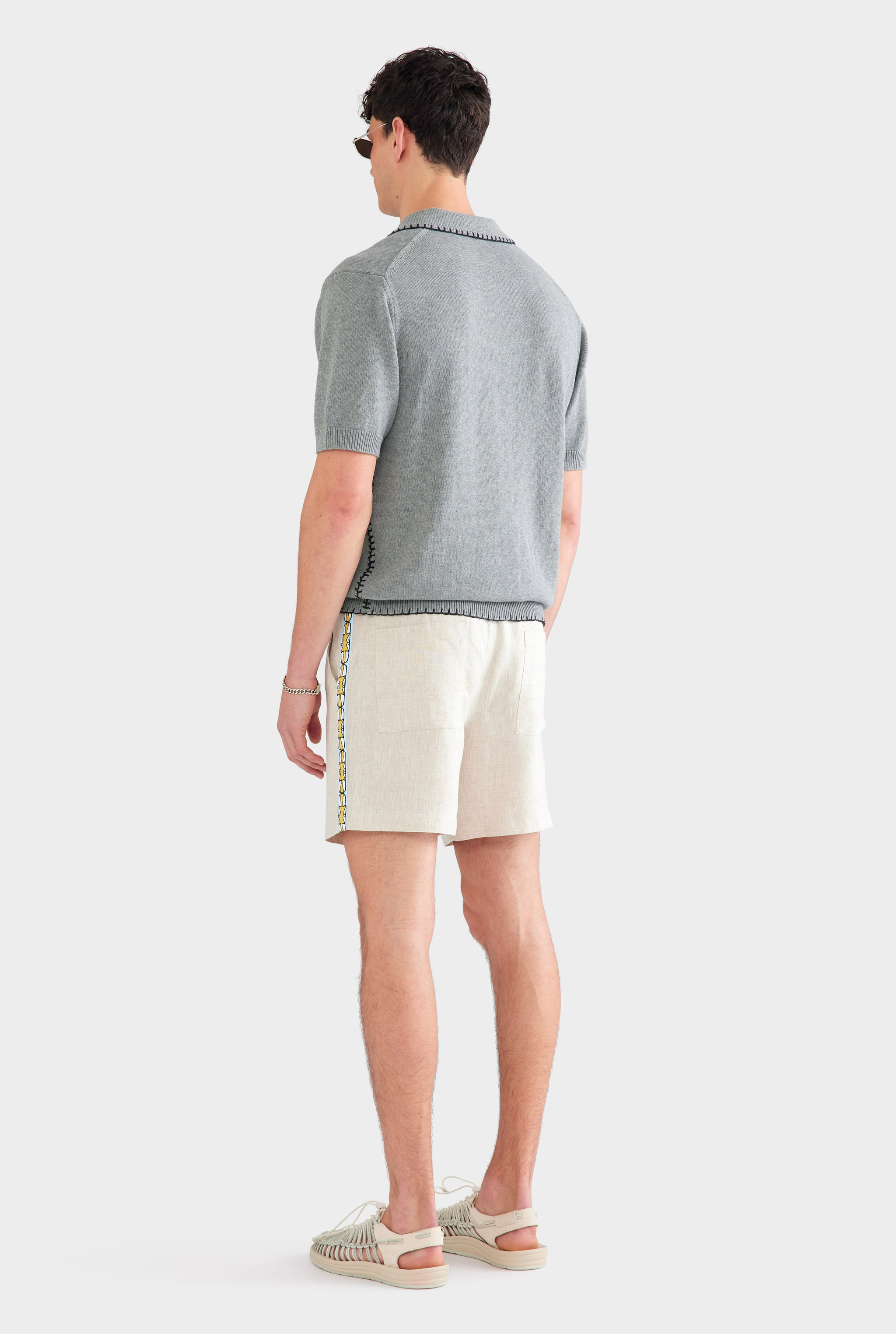 Lounge Short - Sand/Geo Tape