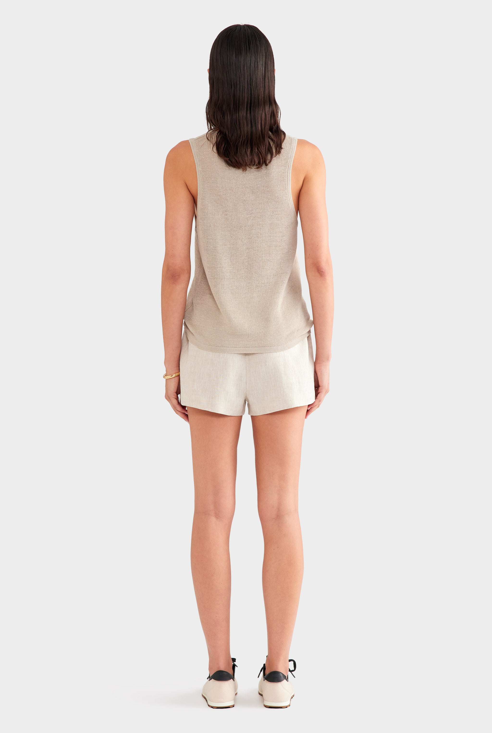 Linen Lounge Short - Sand