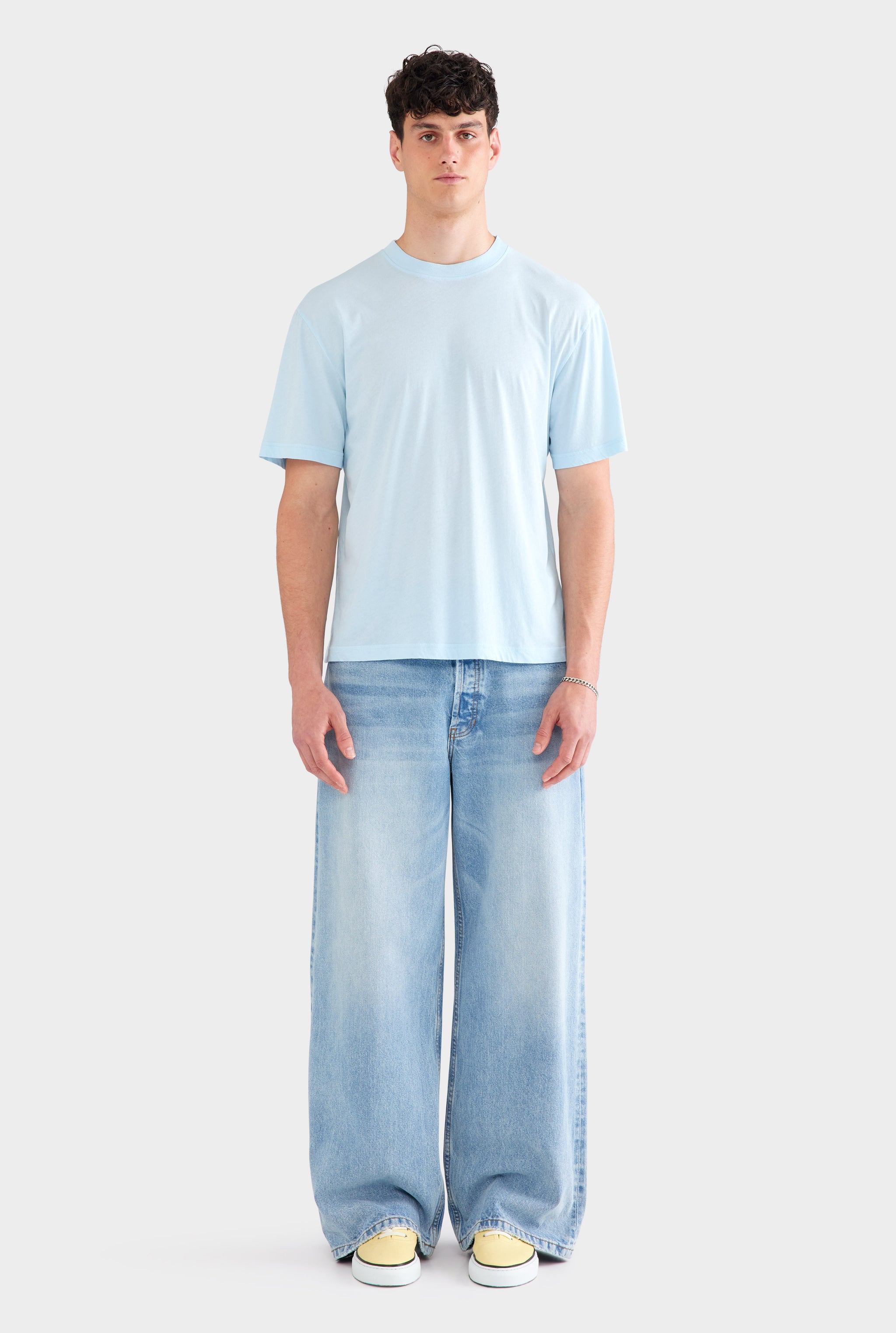 Pigment Dyed Lightweight Standard T Shirt - Light Blue