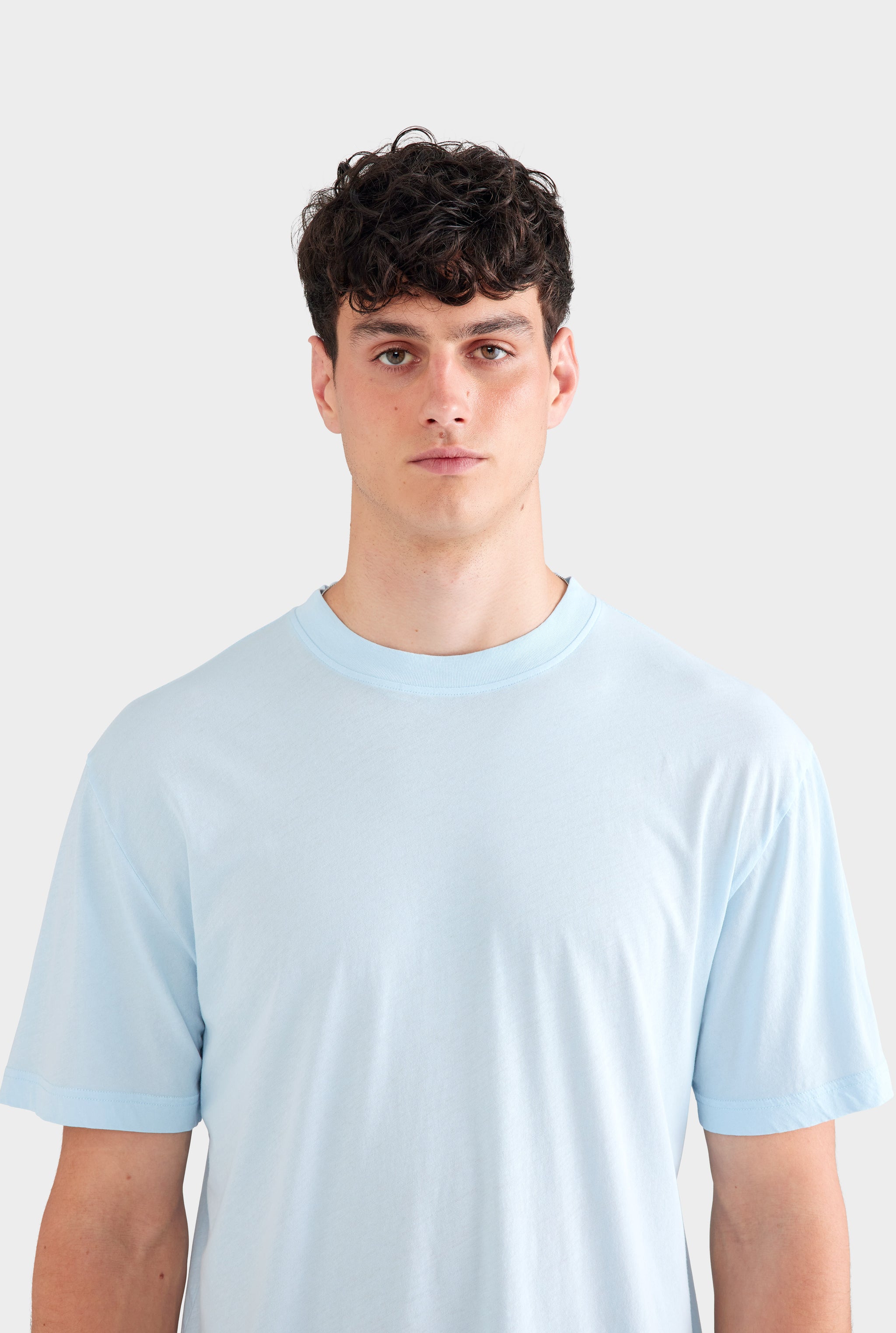 Pigment Dyed Lightweight Standard T Shirt - Light Blue