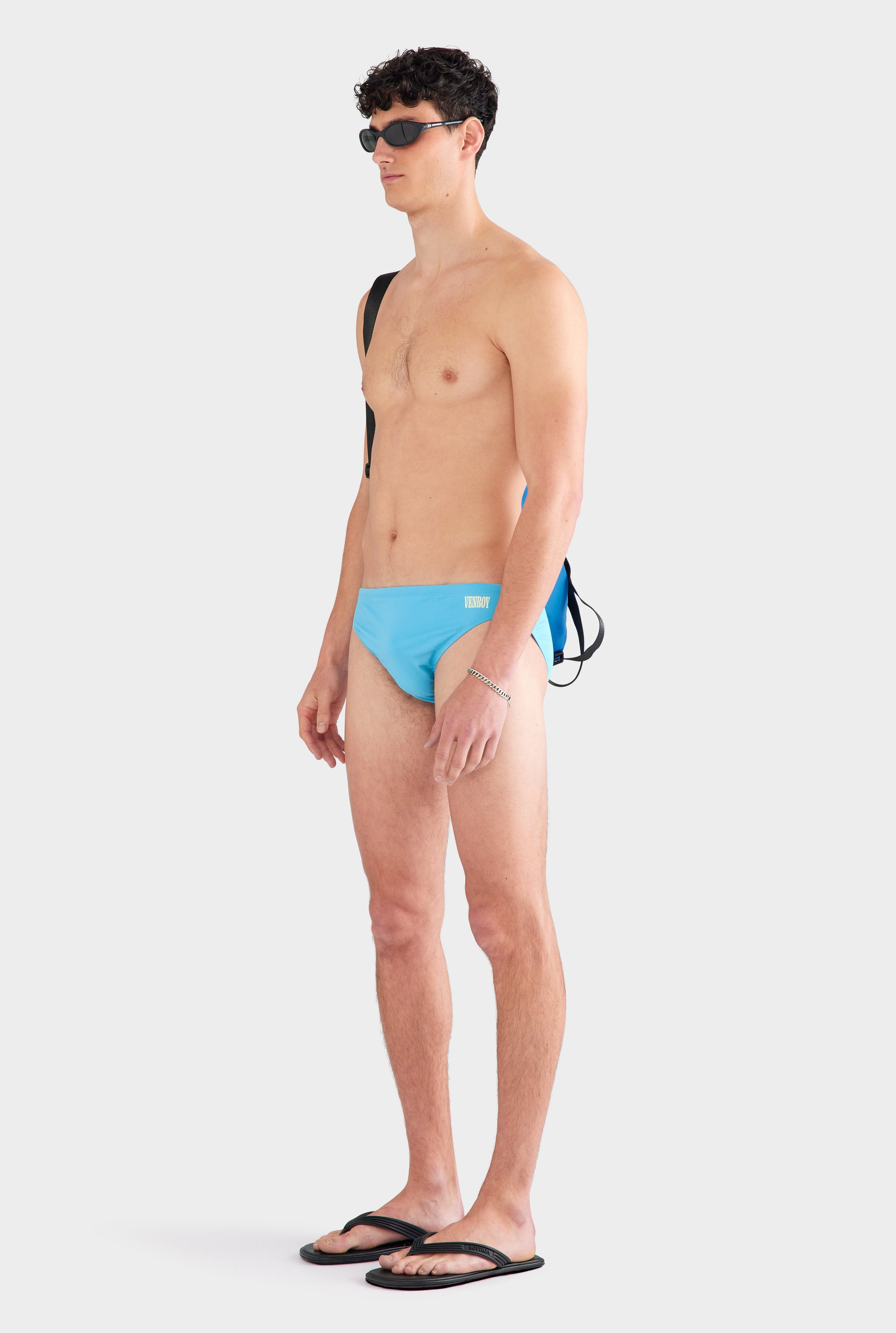 Swim Brief - Sifnos/Aquarius Blue