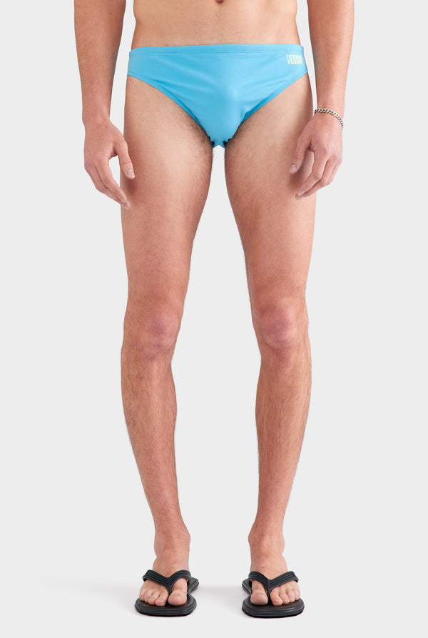 Swim Brief - Sifnos/Aquarius Blue