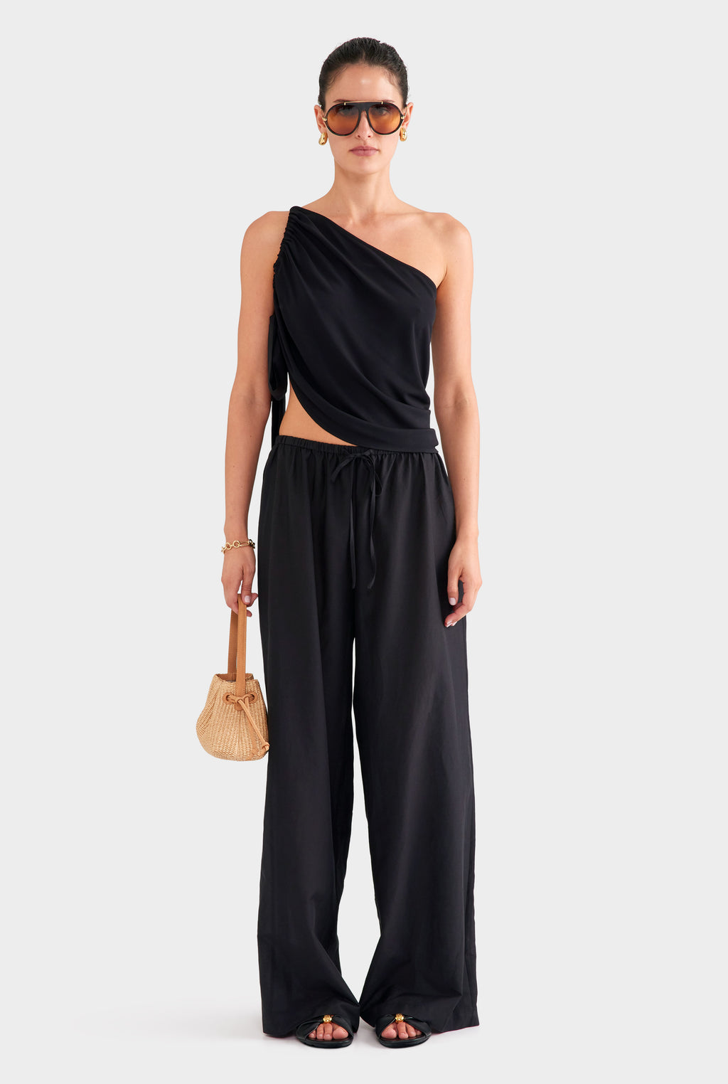Convertible Drape Top - Black