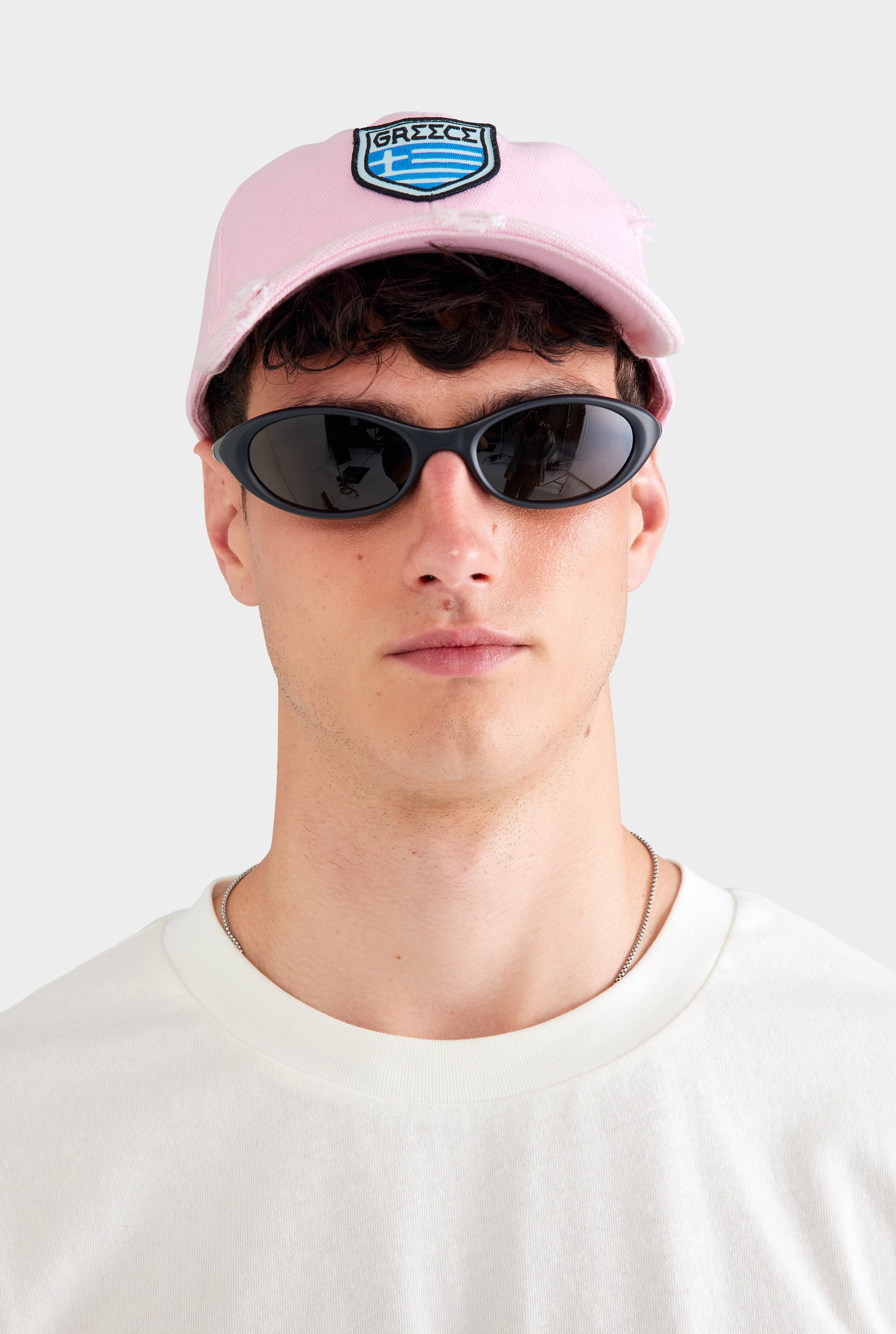 Greece Washed Canvas Cap - Washed Pink