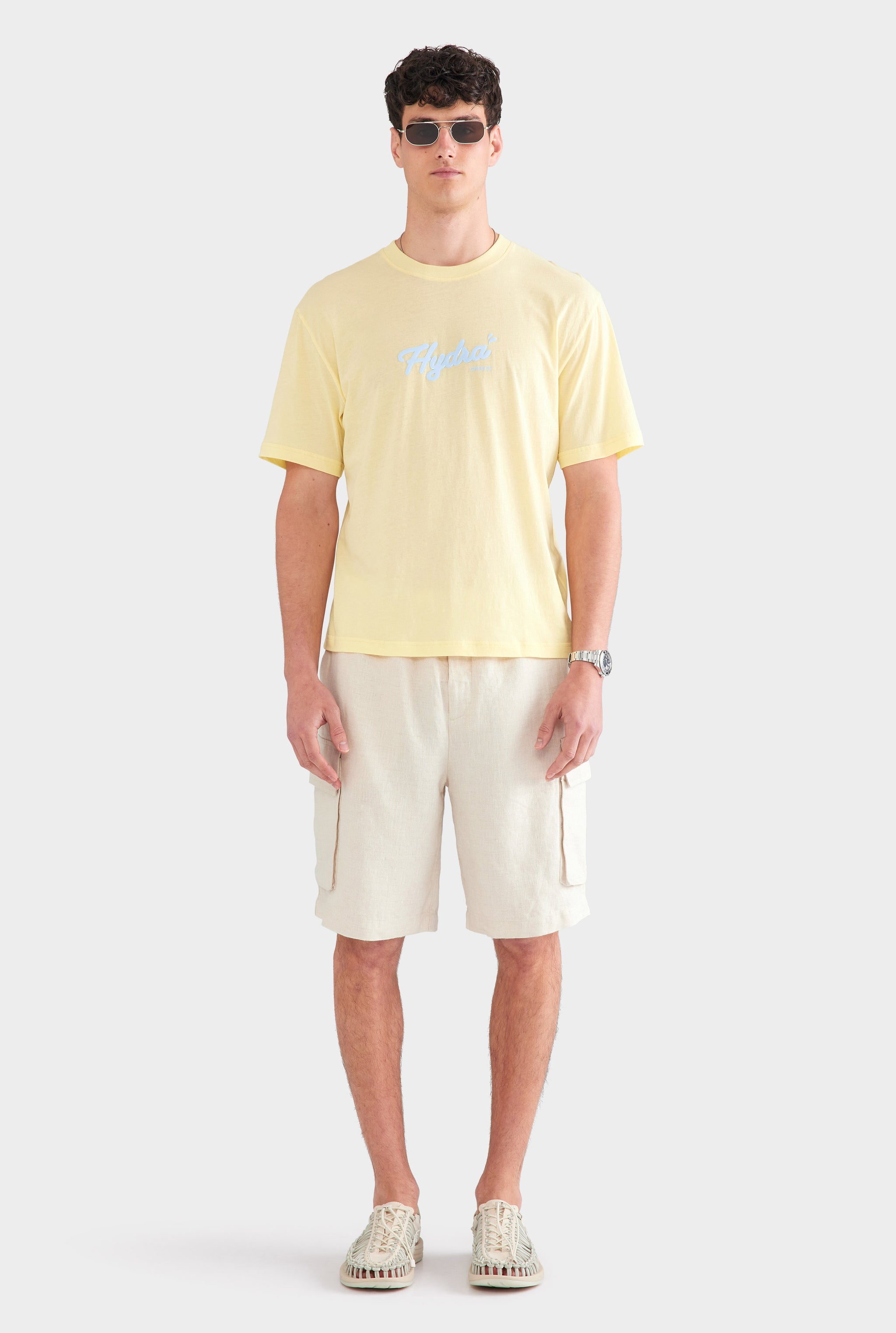 Lightweight Standard T Shirt - Pastel Yellow/Hydra