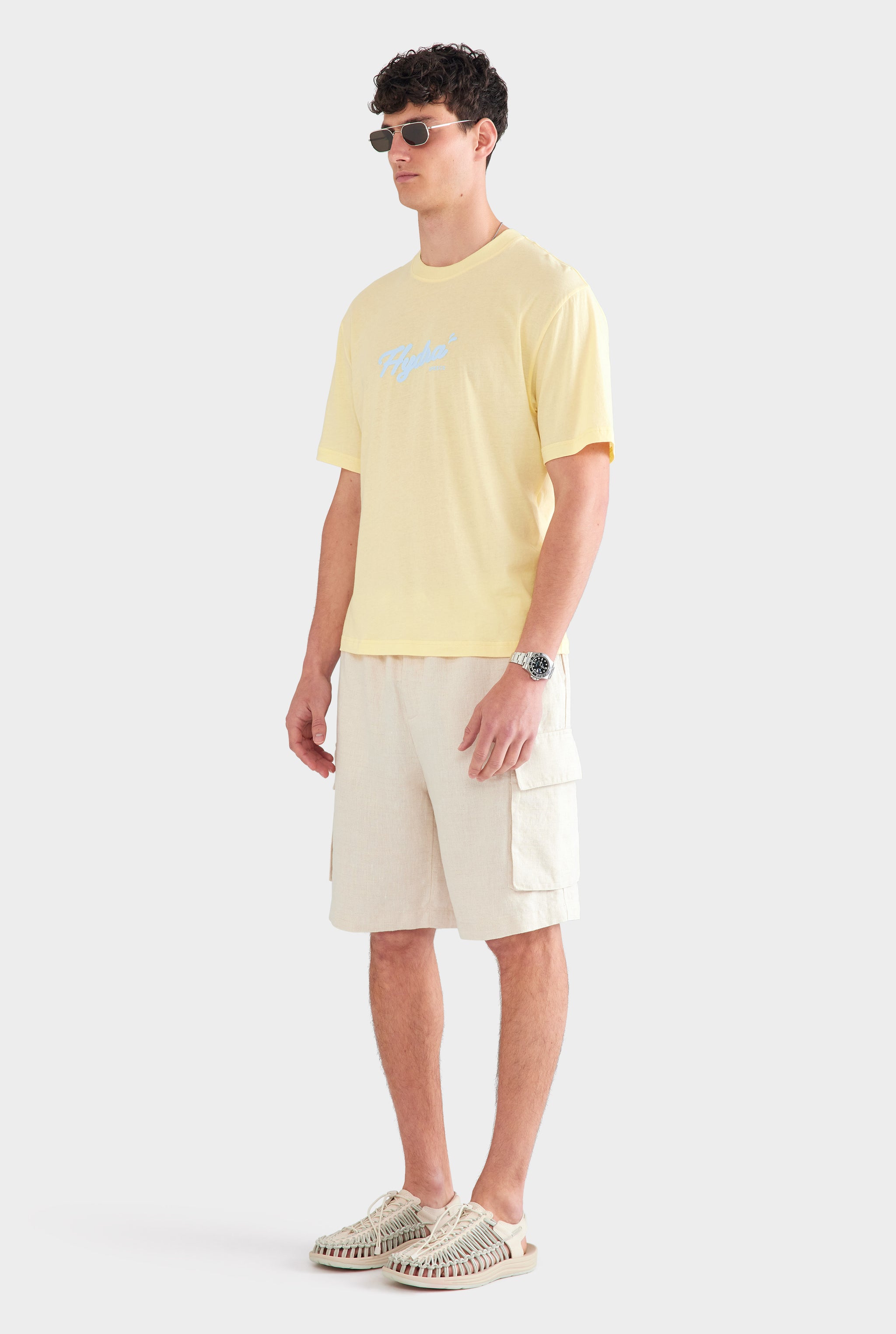 Lightweight Standard T Shirt - Pastel Yellow/Hydra