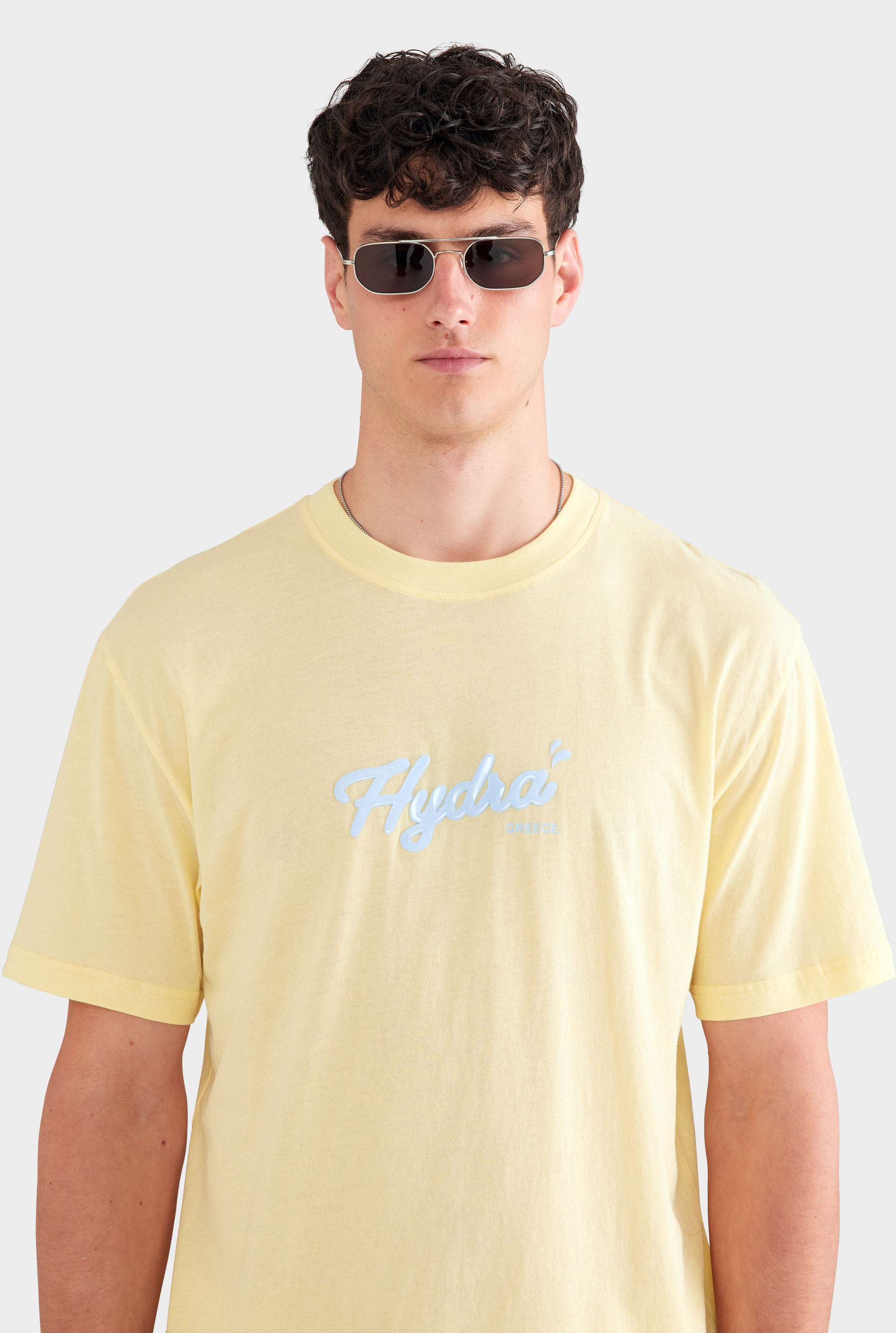 Lightweight Standard T Shirt - Pastel Yellow/Hydra