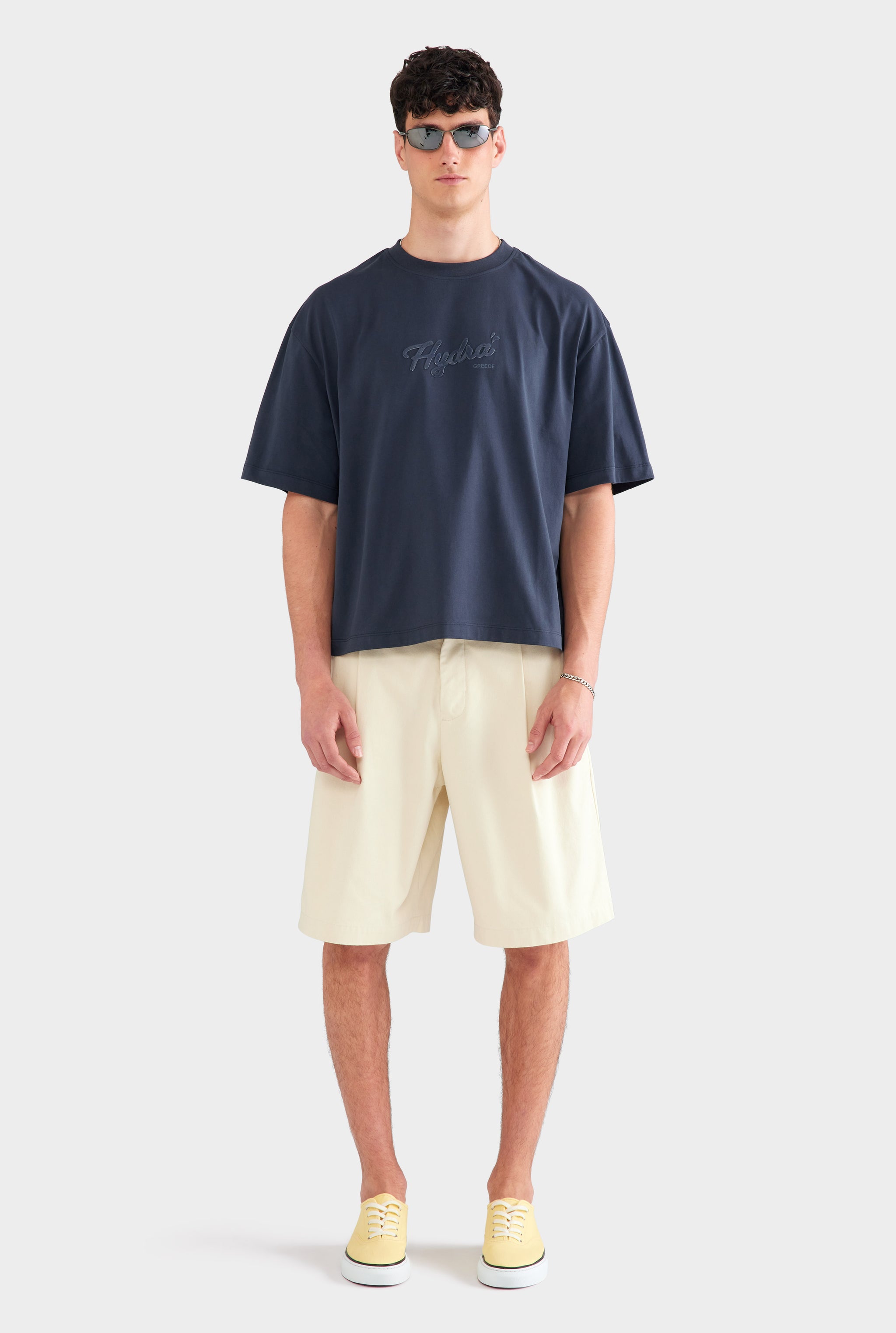 Supersized T Shirt - Navy/Hydra