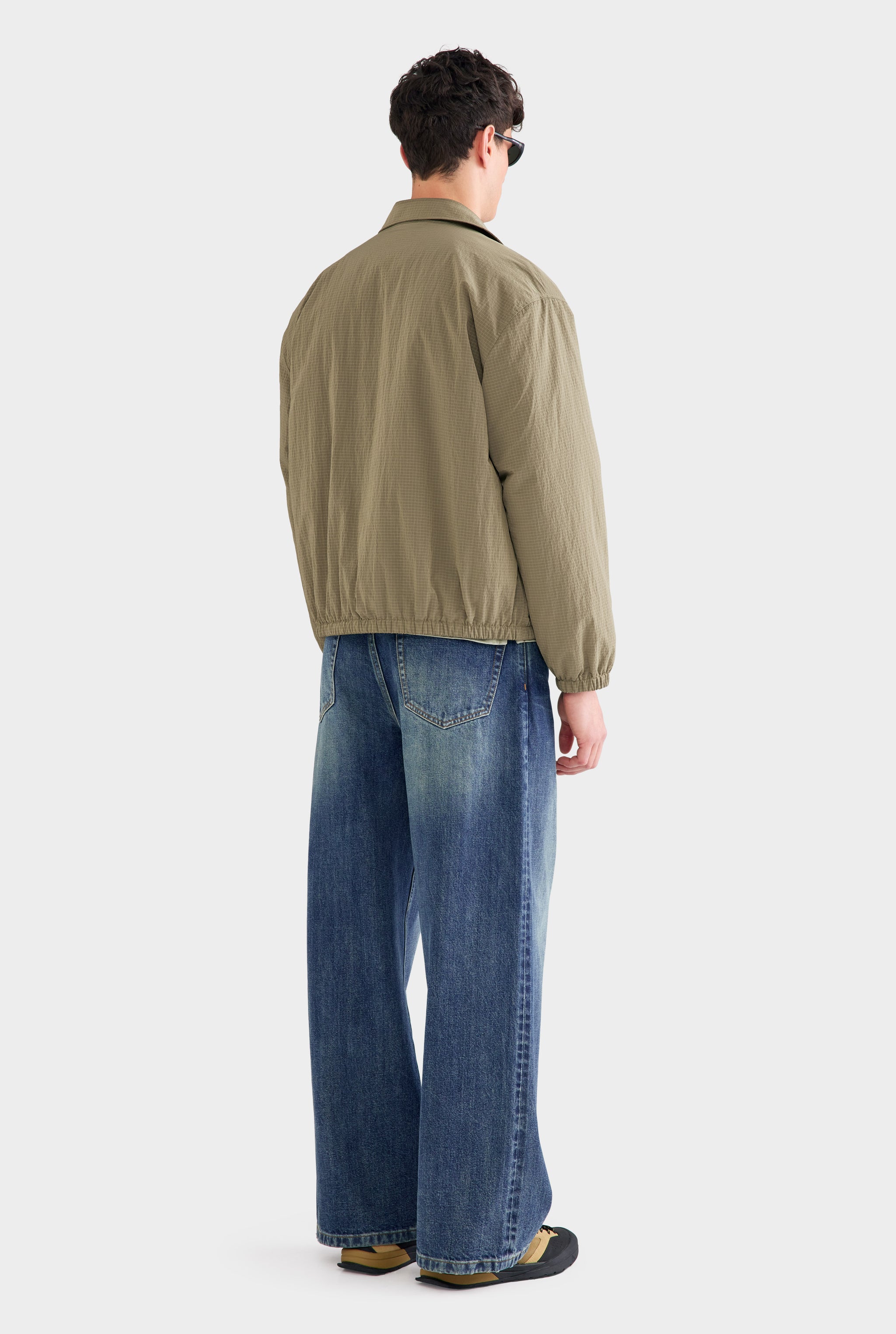 Padded Ripstop Jacket - Olive