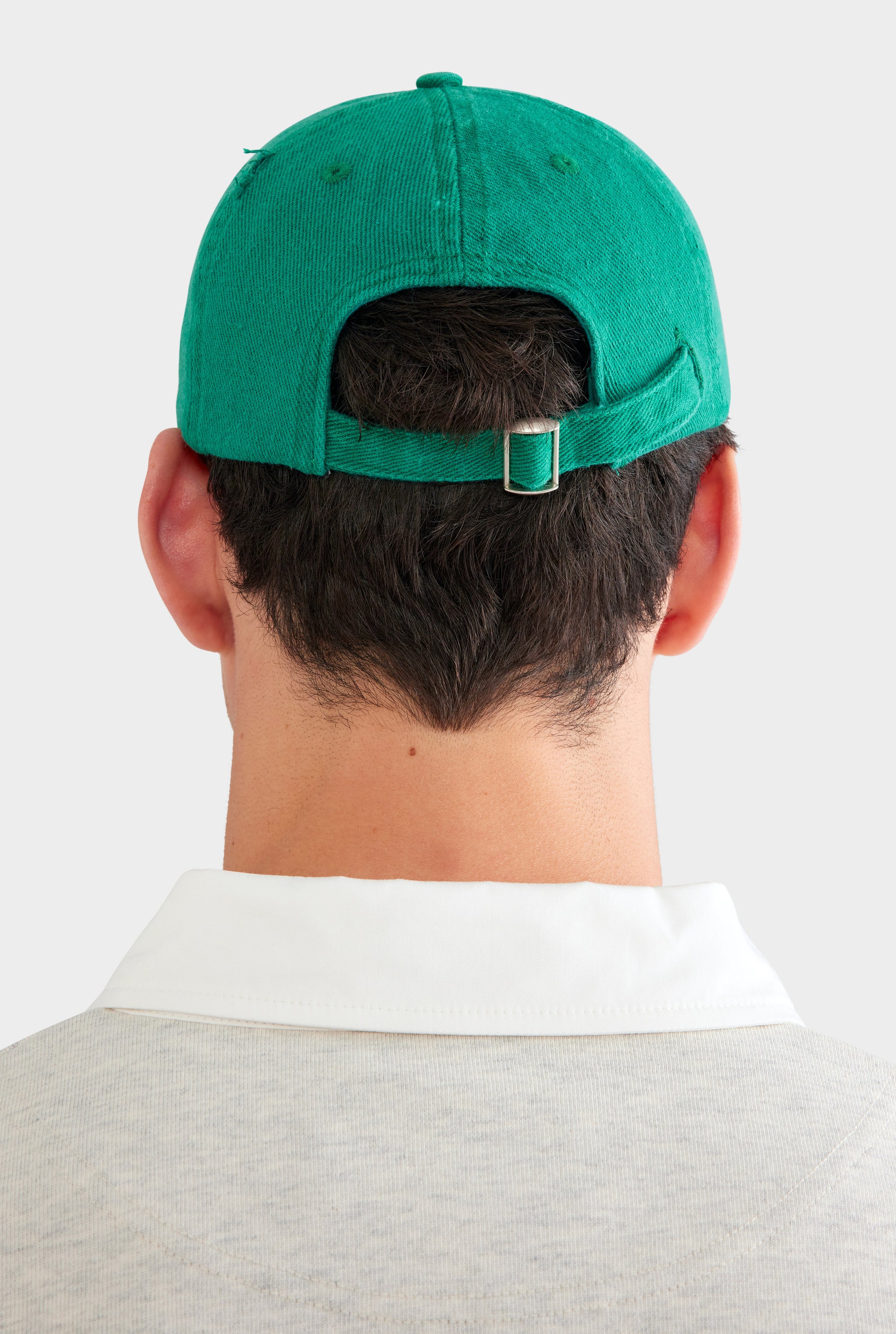 Patmos Distressed Twill Cap - Washed Ivy Green