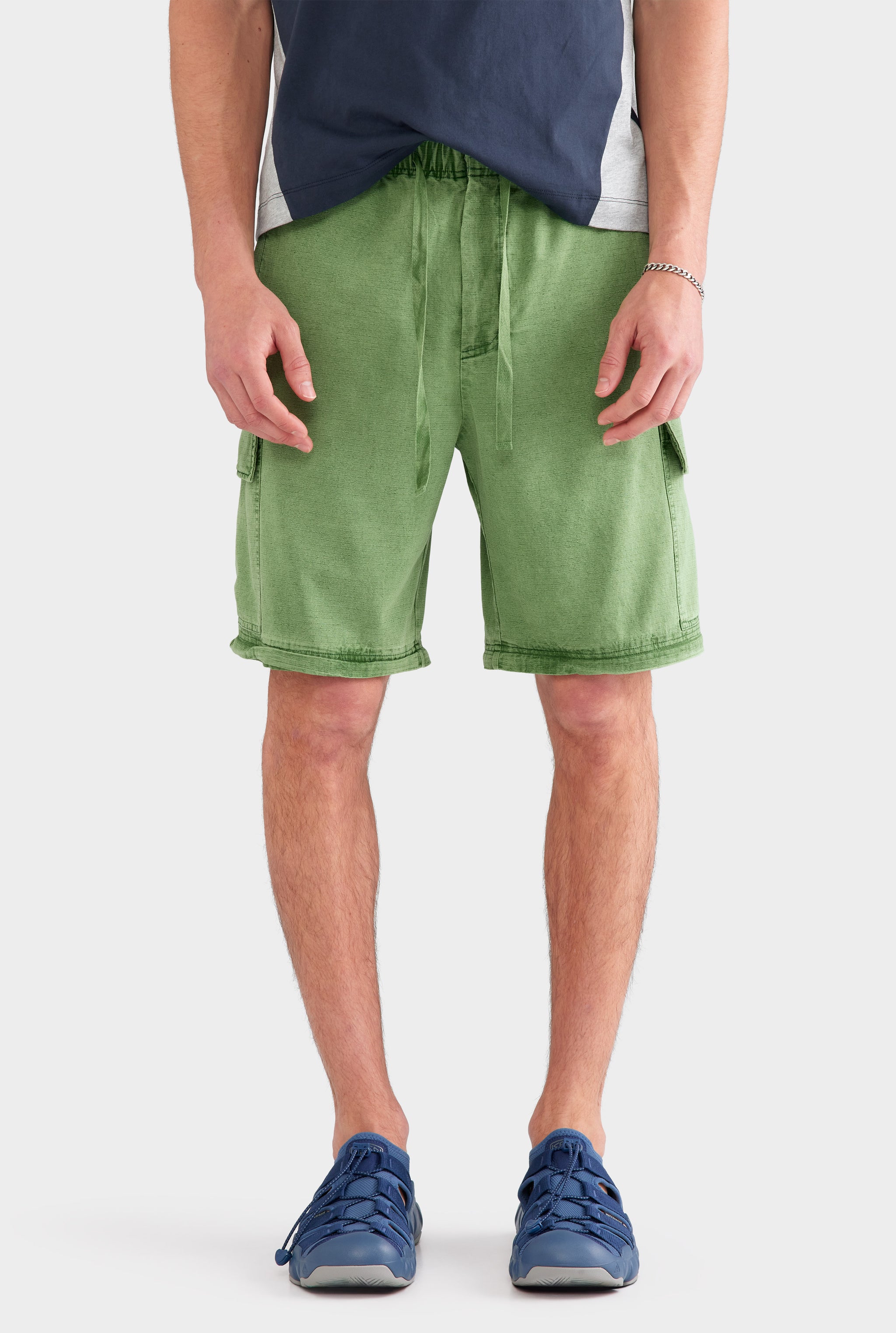 Pigment Dyed Ripstop Zip Off Pant - Washed Ivy Green
