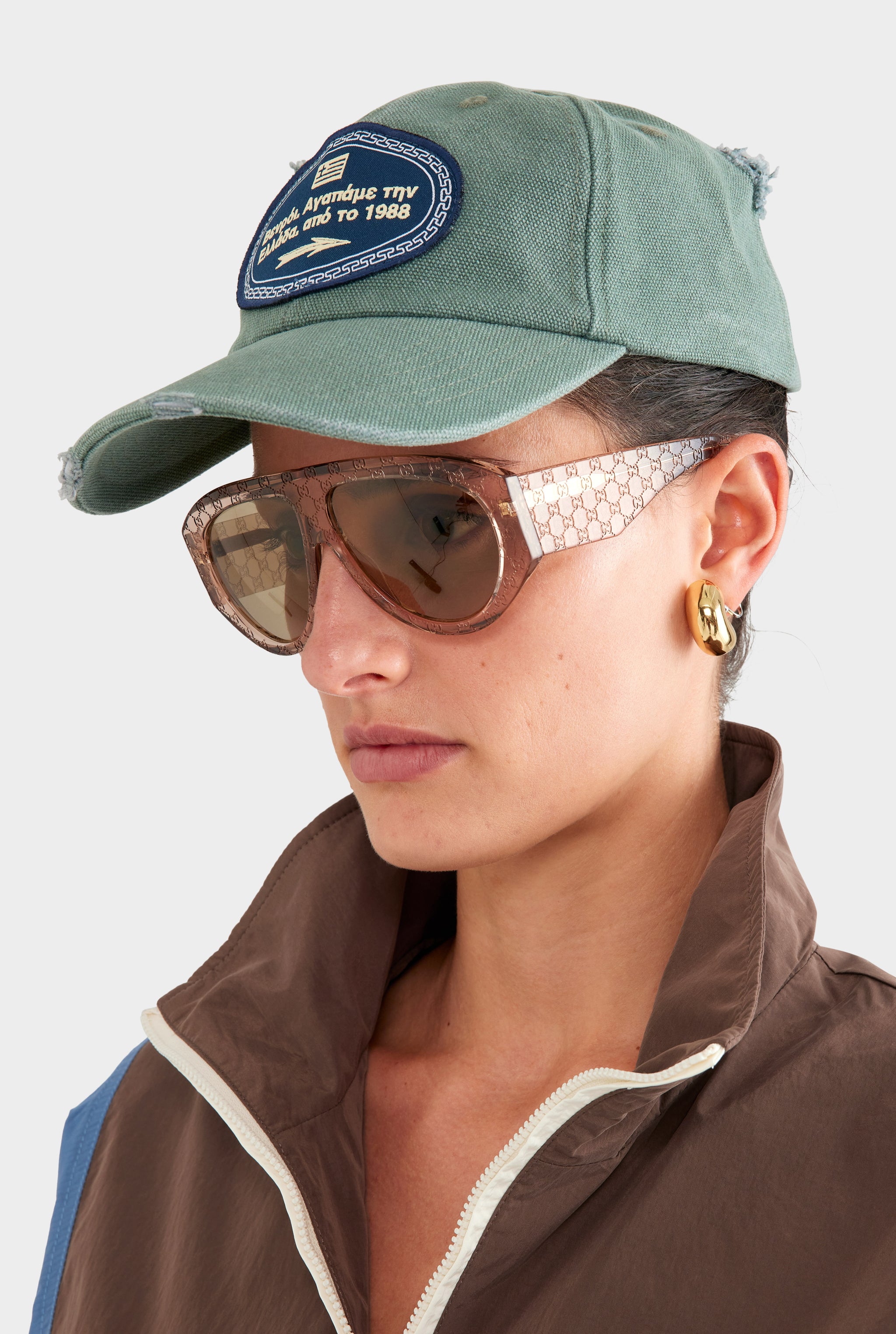 Street Sign Washed Canvas Cap - Washed Sage