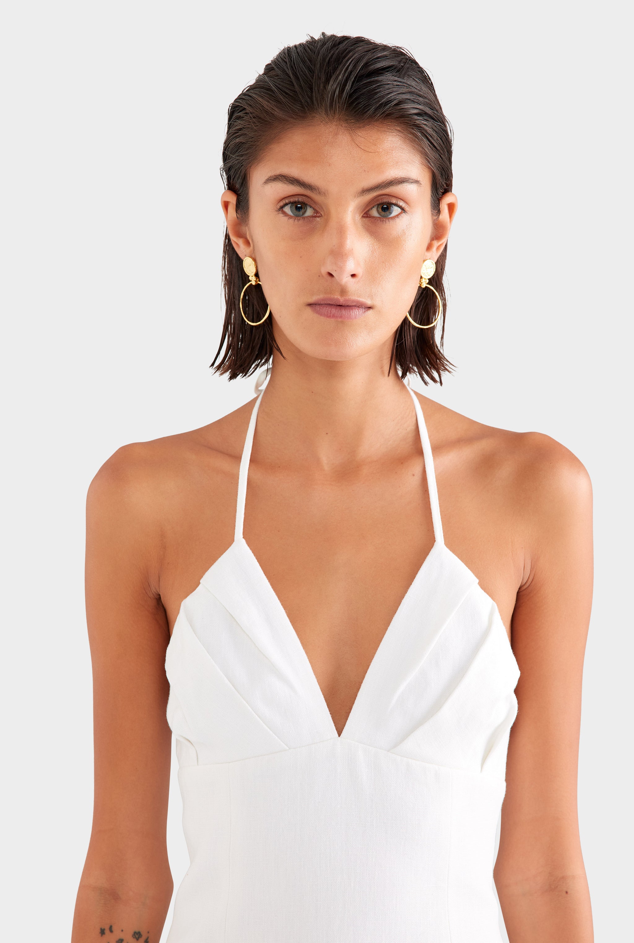 venroy white linen dress Linen Slip Dress: Your Must-Have Summer Essential
