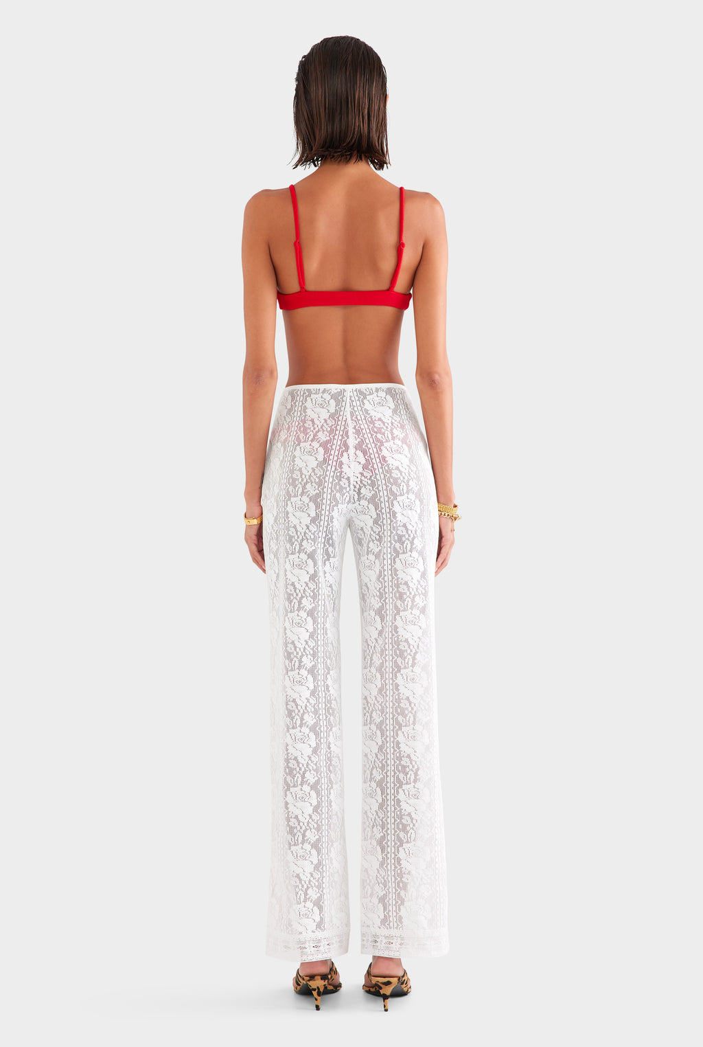 Cotton Lace Pant - Off White