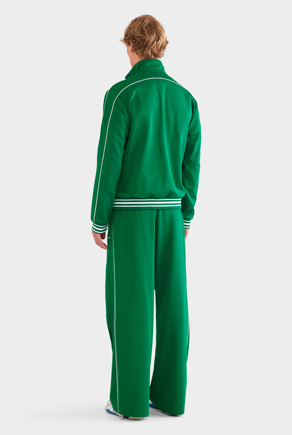 Jersey Zip Track Jacket - Bright Green