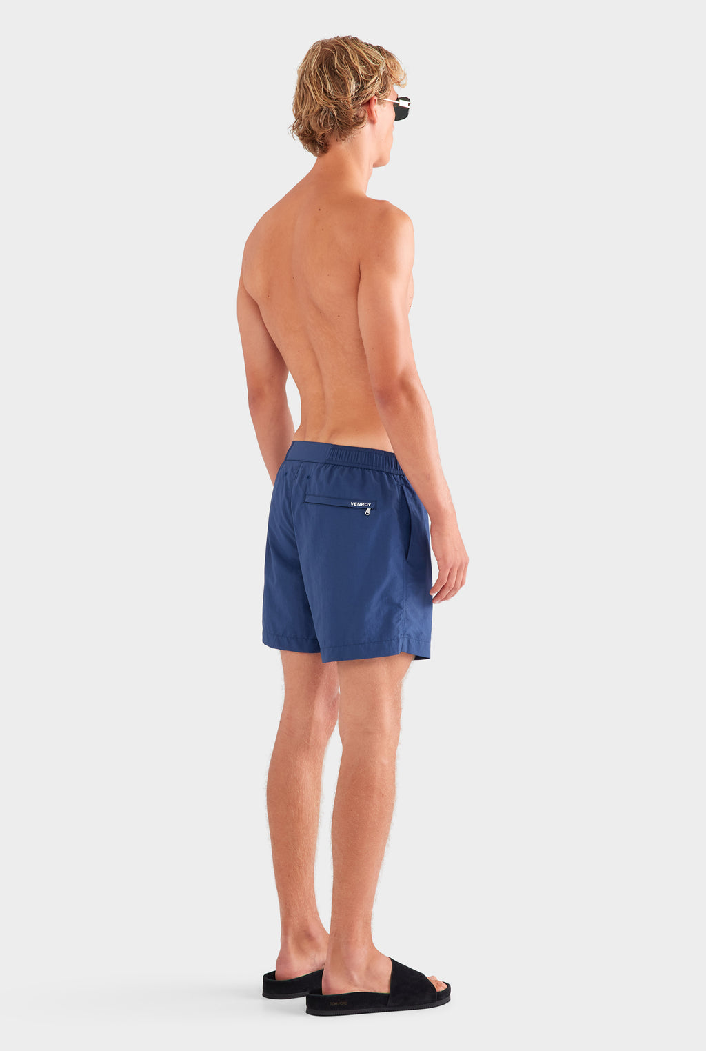 Solid Snaplock Swim Short - Navy