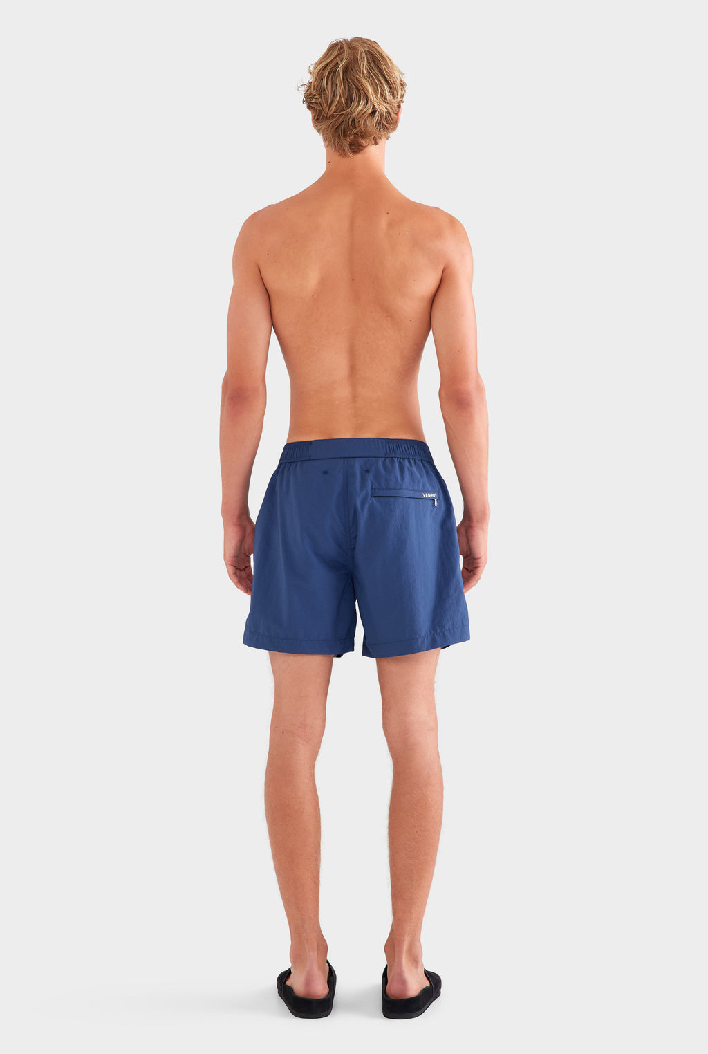 Solid Snaplock Swim Short - Navy