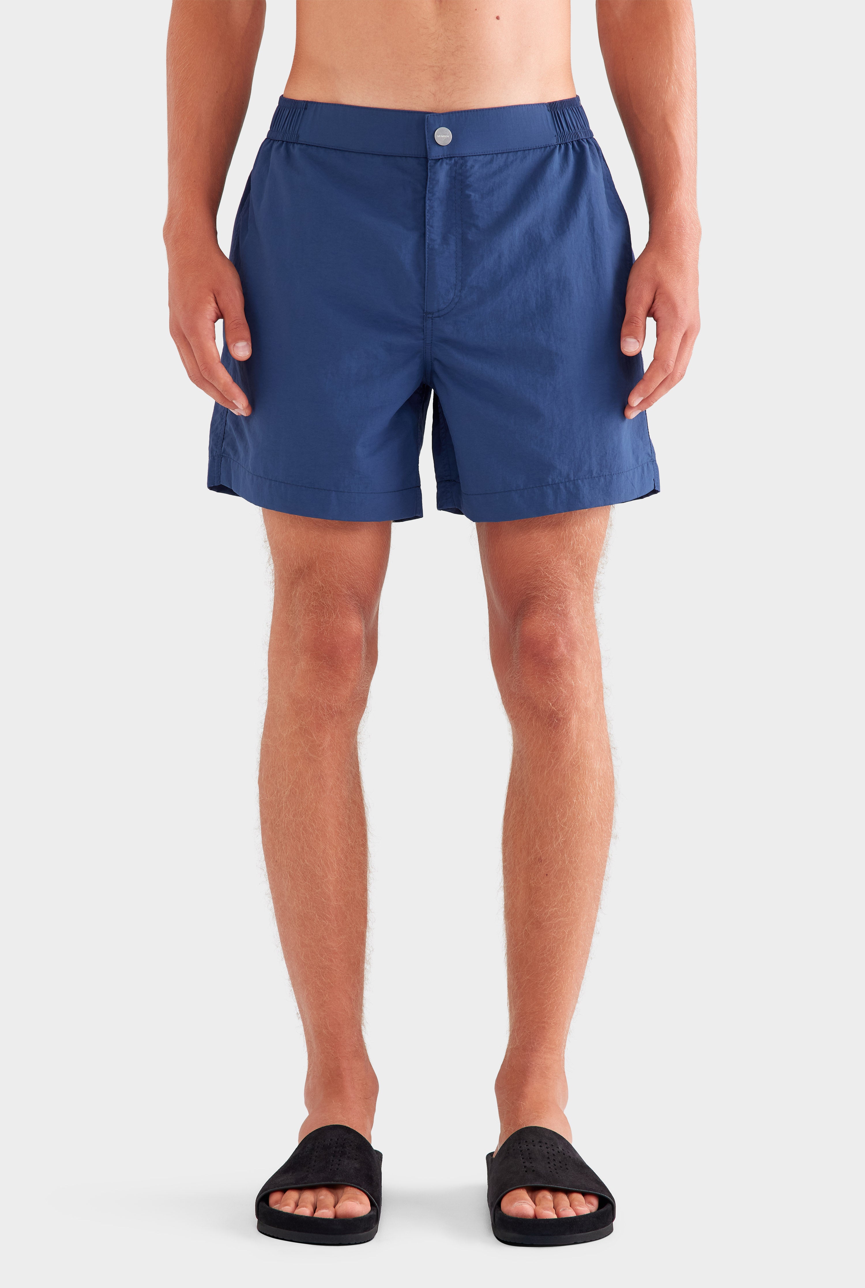 Solid Snaplock Swim Short - Navy