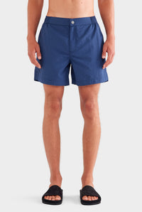 Solid Snaplock Swim Short - Navy