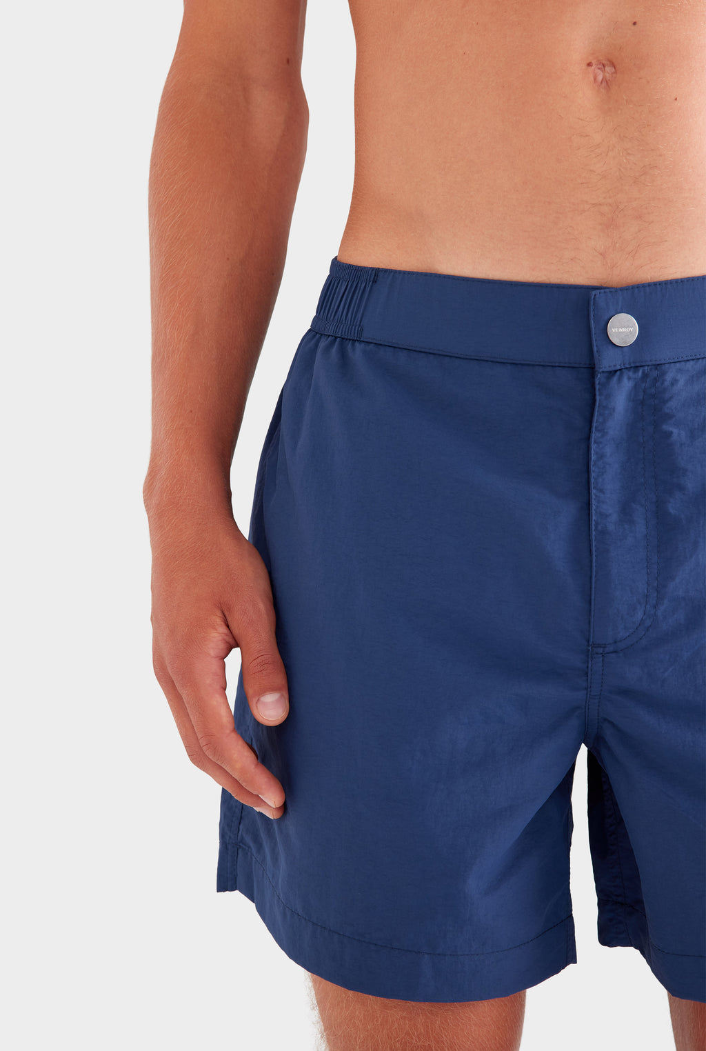 Solid Snaplock Swim Short - Navy