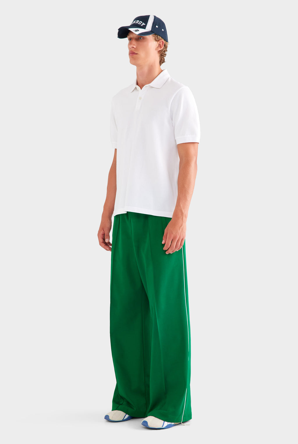 Cotton Pique Polo - White