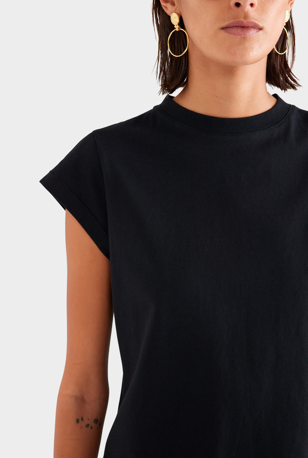 Heavy Cotton Baby Tee - Black