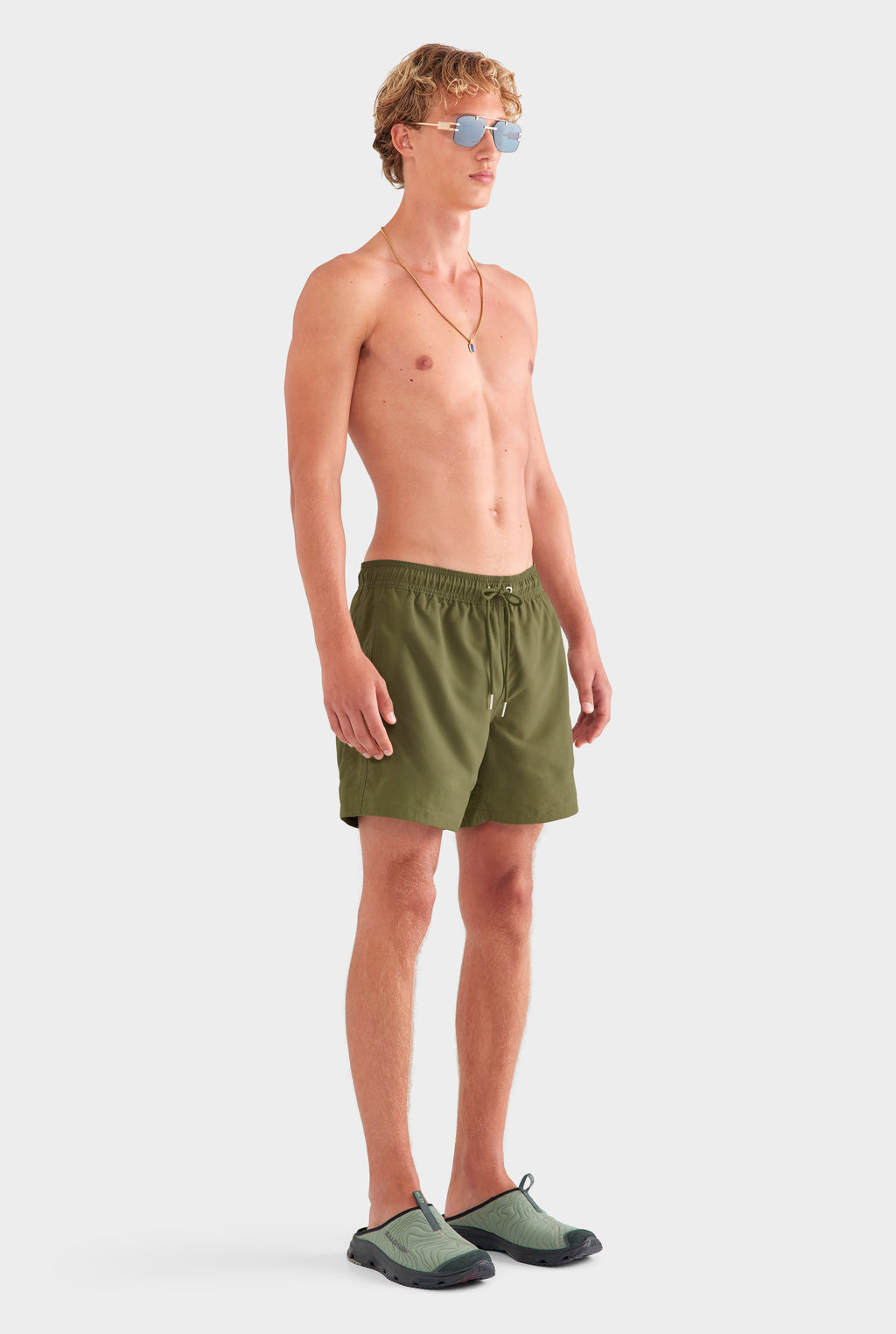Solid Swim Short - Olive