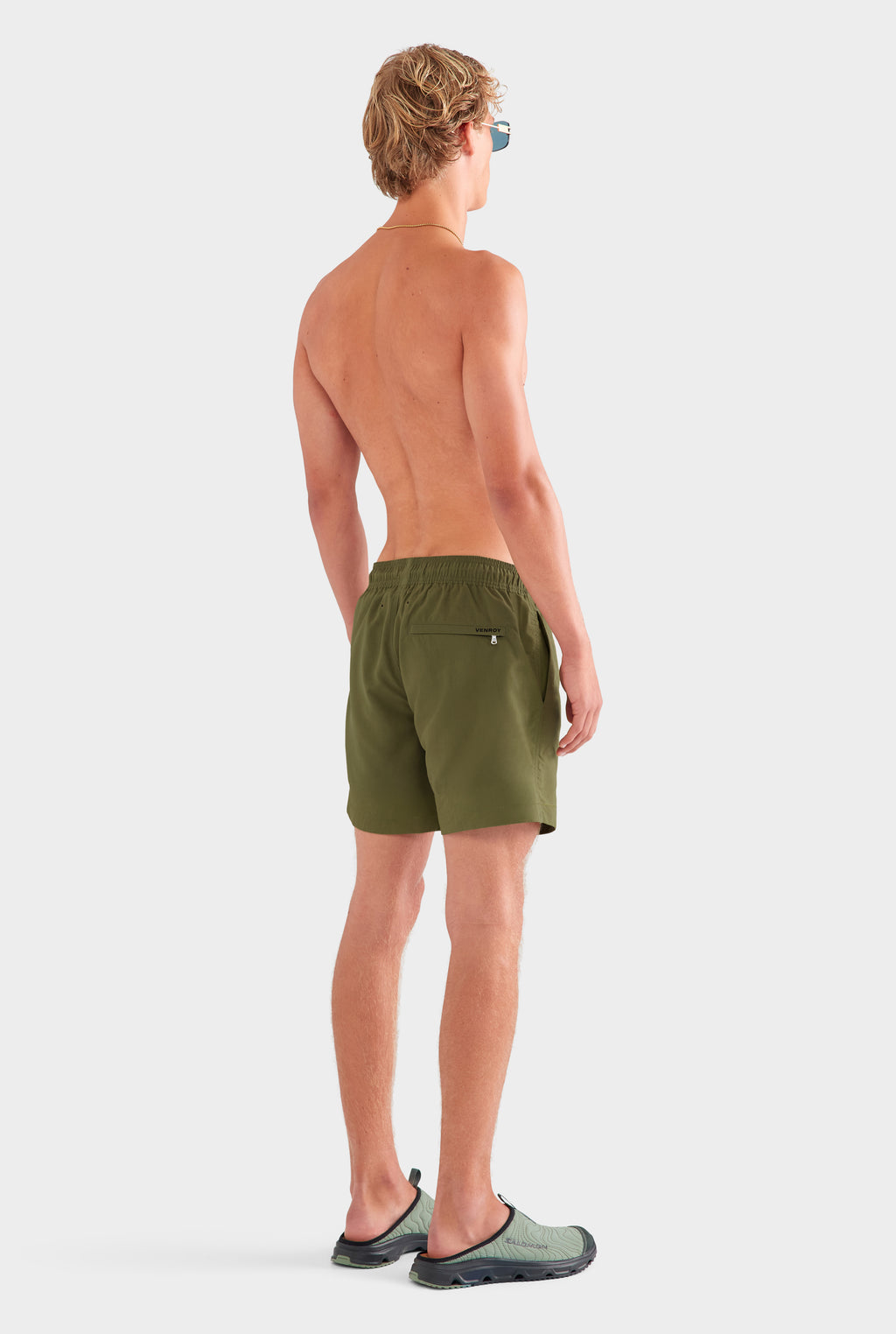 Solid Swim Short - Olive