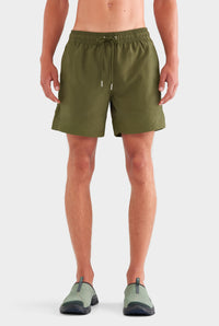 Solid Swim Short - Olive