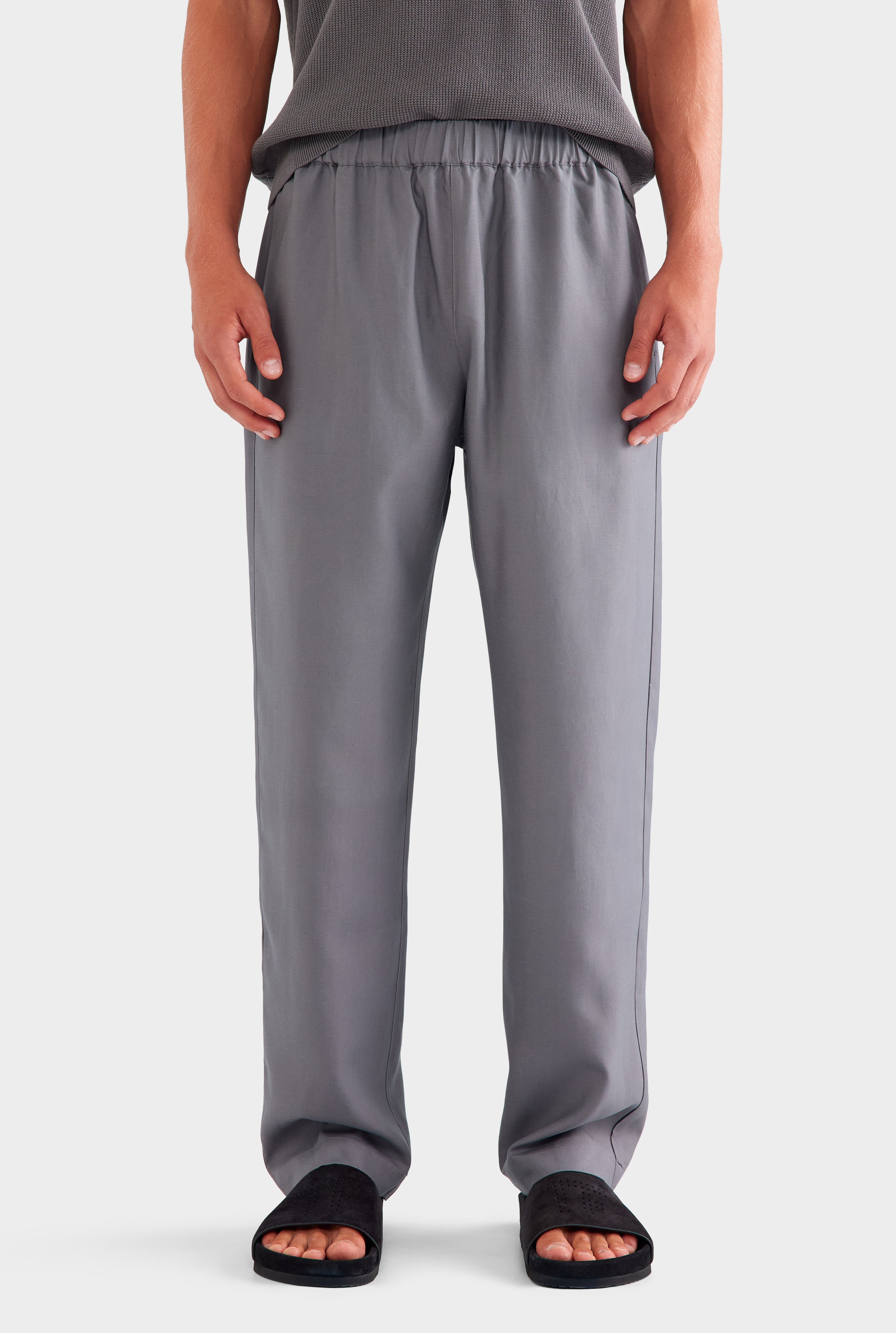 Tencel Lounge Pant - Granite Grey