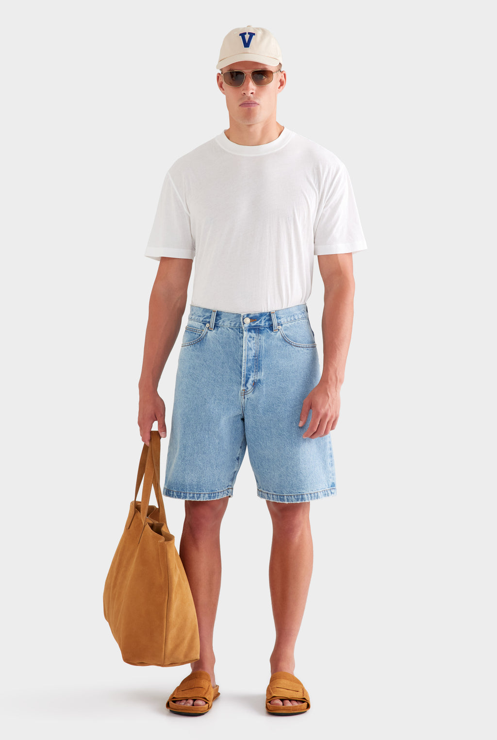 Denim Bermuda Short - Light Blue