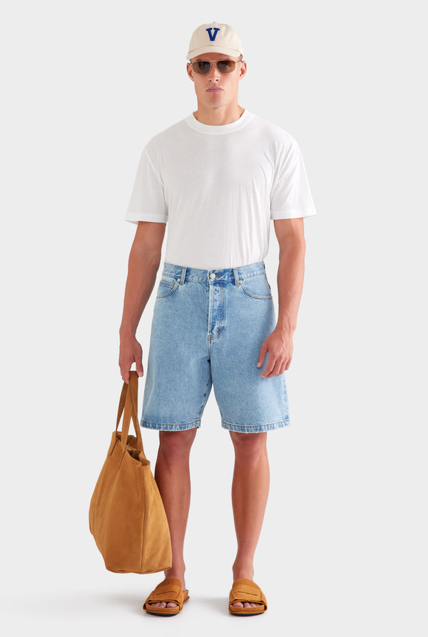 Denim Bermuda Short - Light Blue