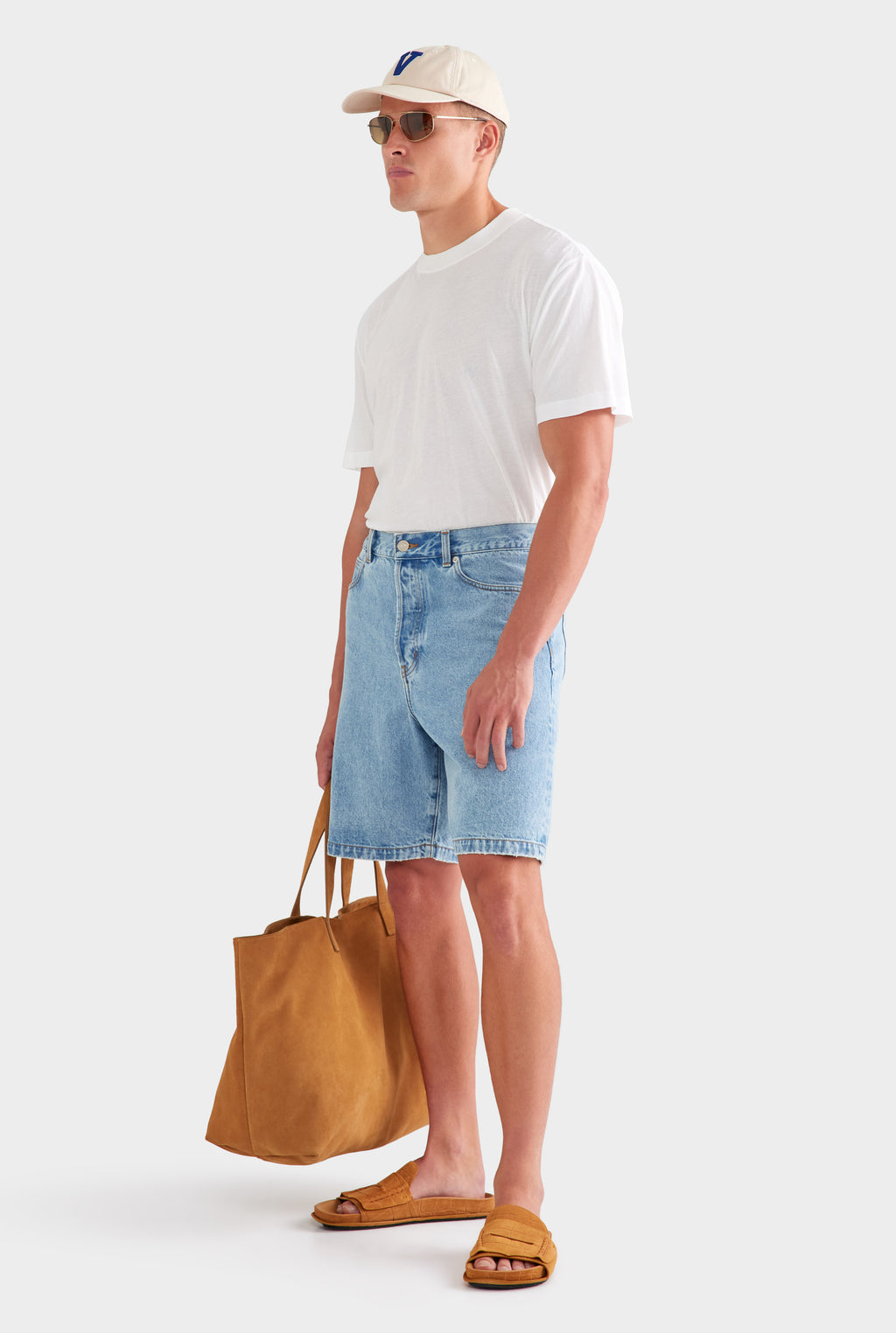 Denim Bermuda Short - Light Blue