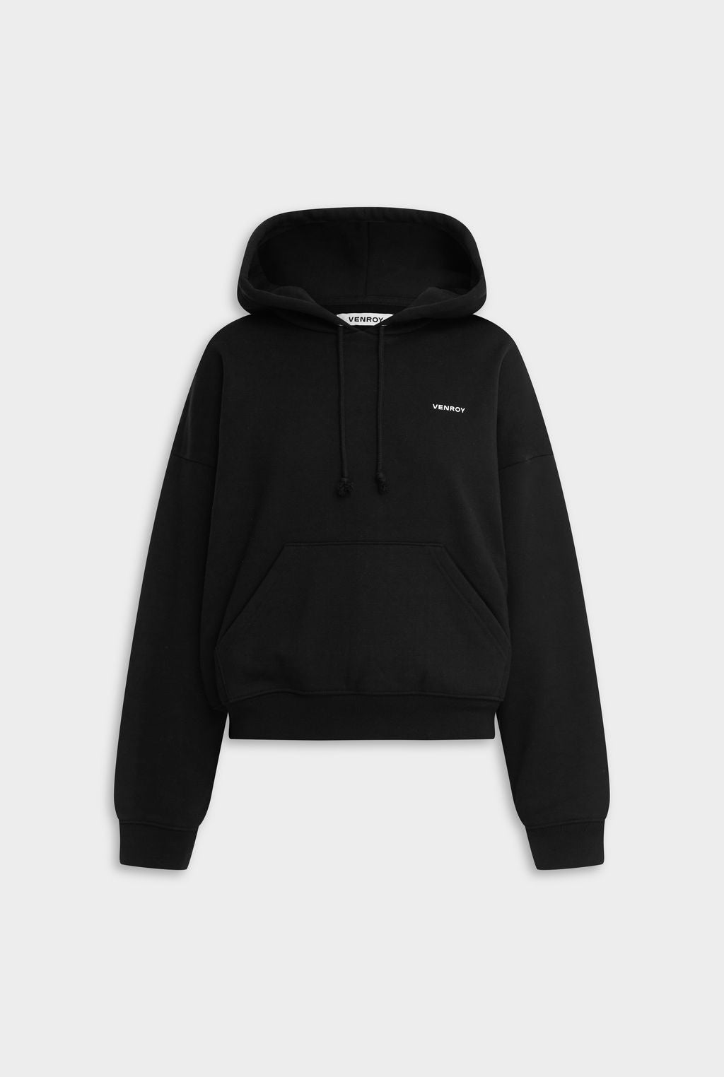 Fleece Track Hoodie - Black