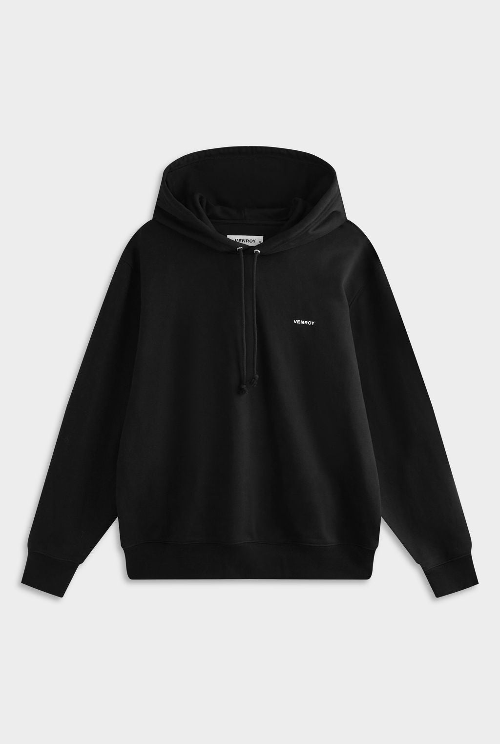 Fleece Track Hoodie - Black