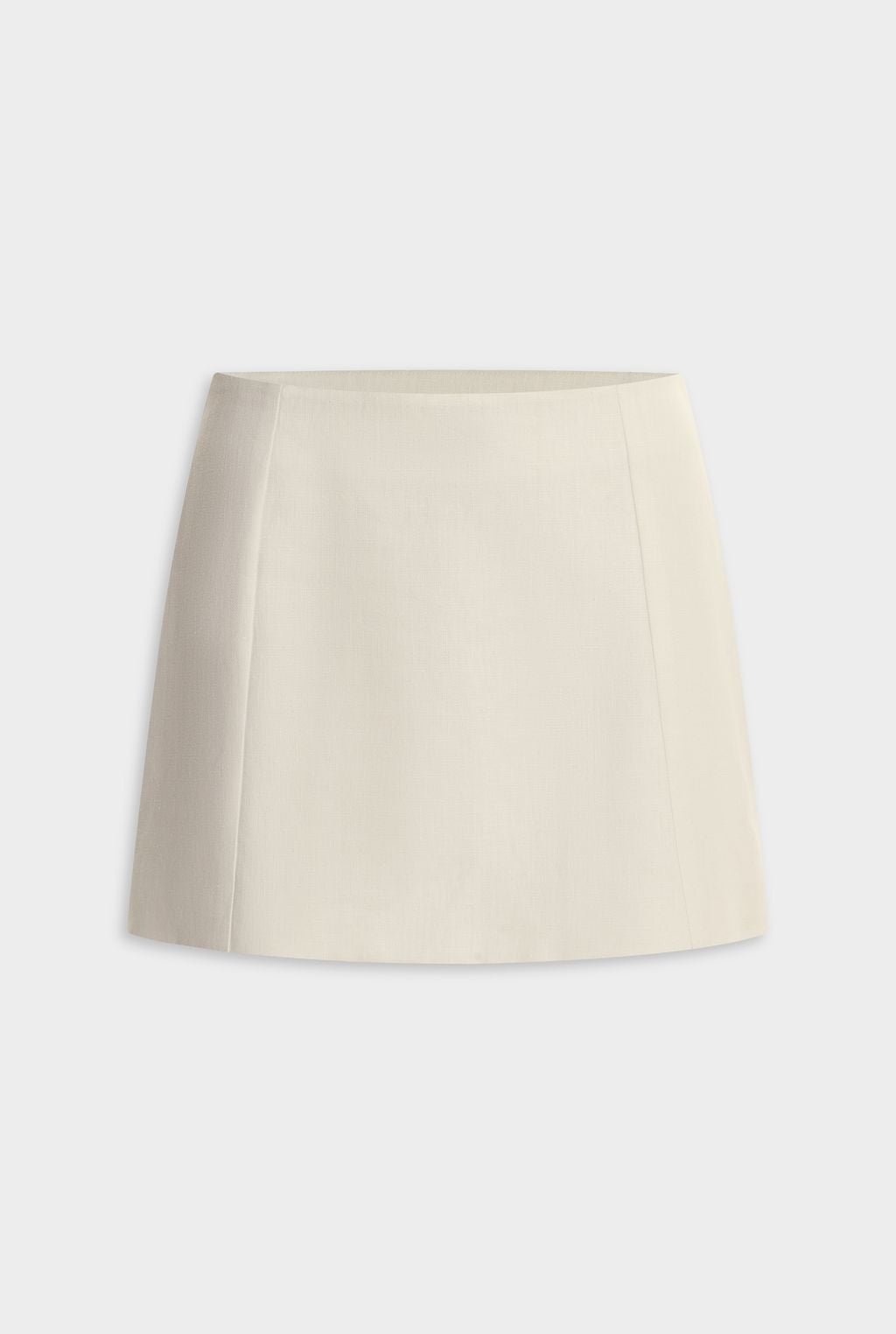 Linen Mini Skirt - Sand