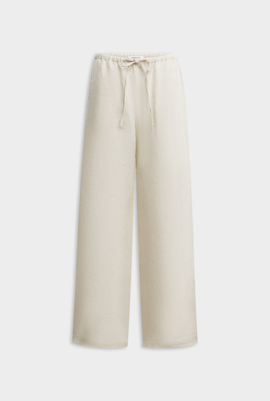 Wide Leg Linen Pant - Sand