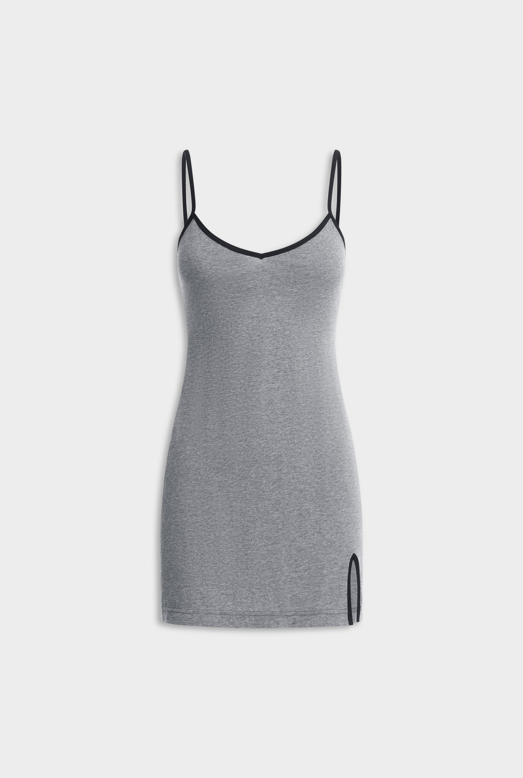 Womens Jersey Mini Dress in Dark Grey Marl | Venroy  VENROY