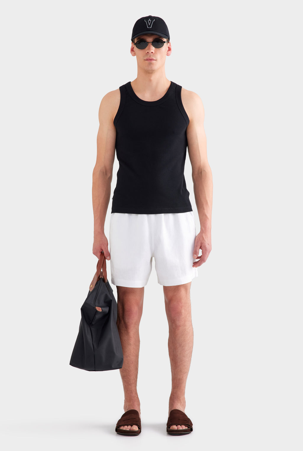Jersey Rib Tank - Black