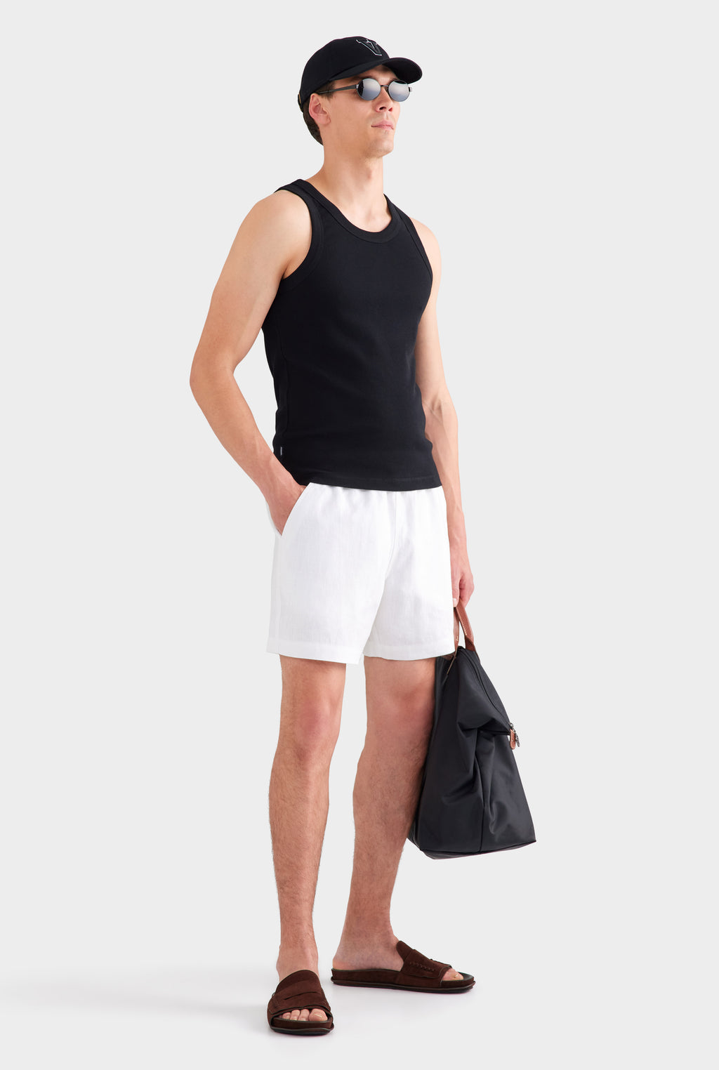 Jersey Rib Tank - Black